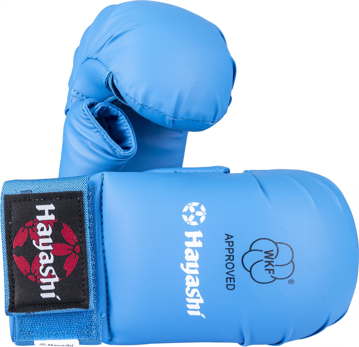 Hayashi Karate fist protector “TSUKI” with thumb (WKF approved) Blue L at Bytomic Trade and Wholesale