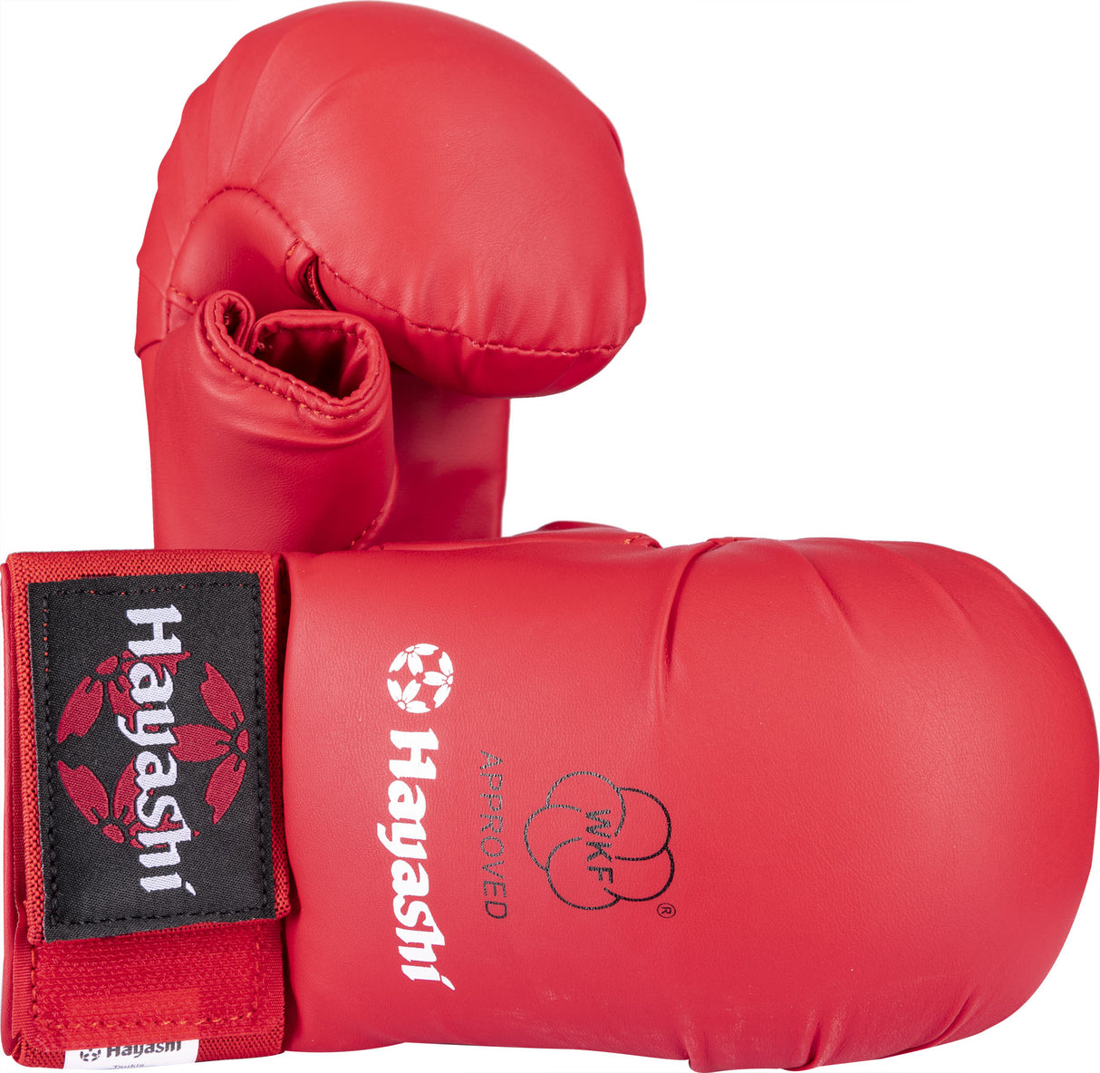 Hayashi Karate fist protector “TSUKI” with thumb (WKF approved) Red XL at Bytomic Trade and Wholesale