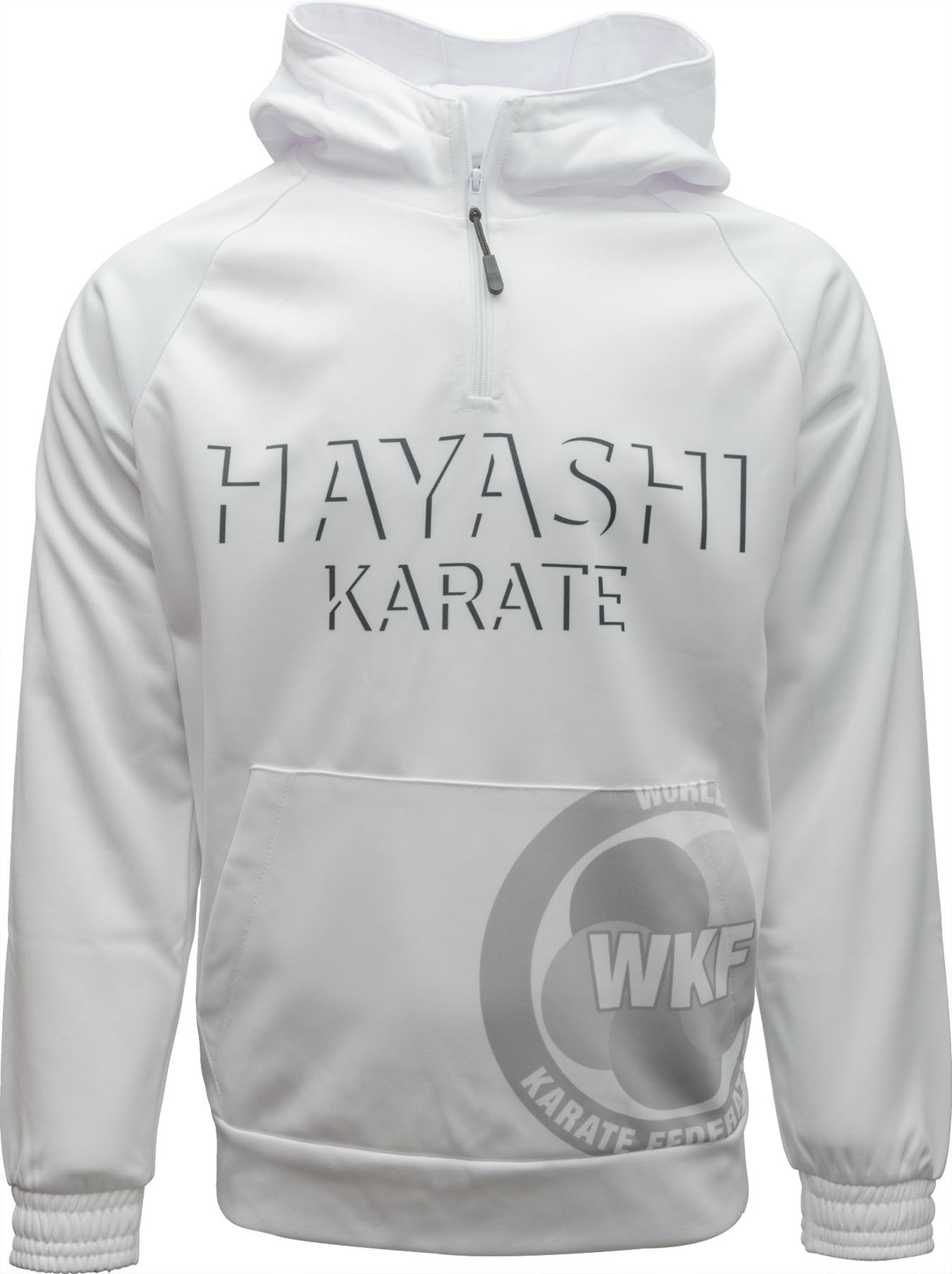 Hayashi Hoodie “WKF Shade” White XL at Bytomic Trade and Wholesale