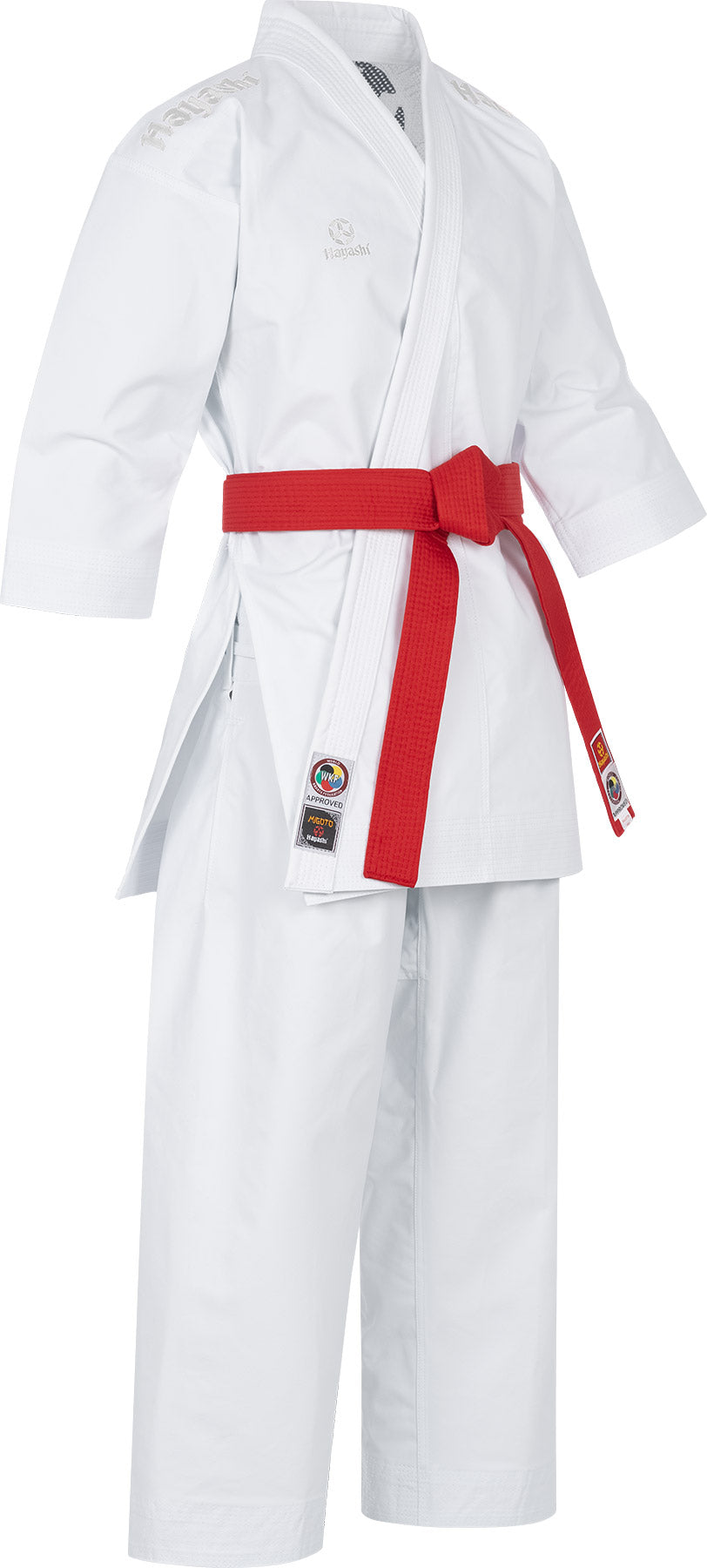Hayashi Karate Gi “Migoto” white with white embroidery White - White 140 cm at Bytomic Trade and Wholesale