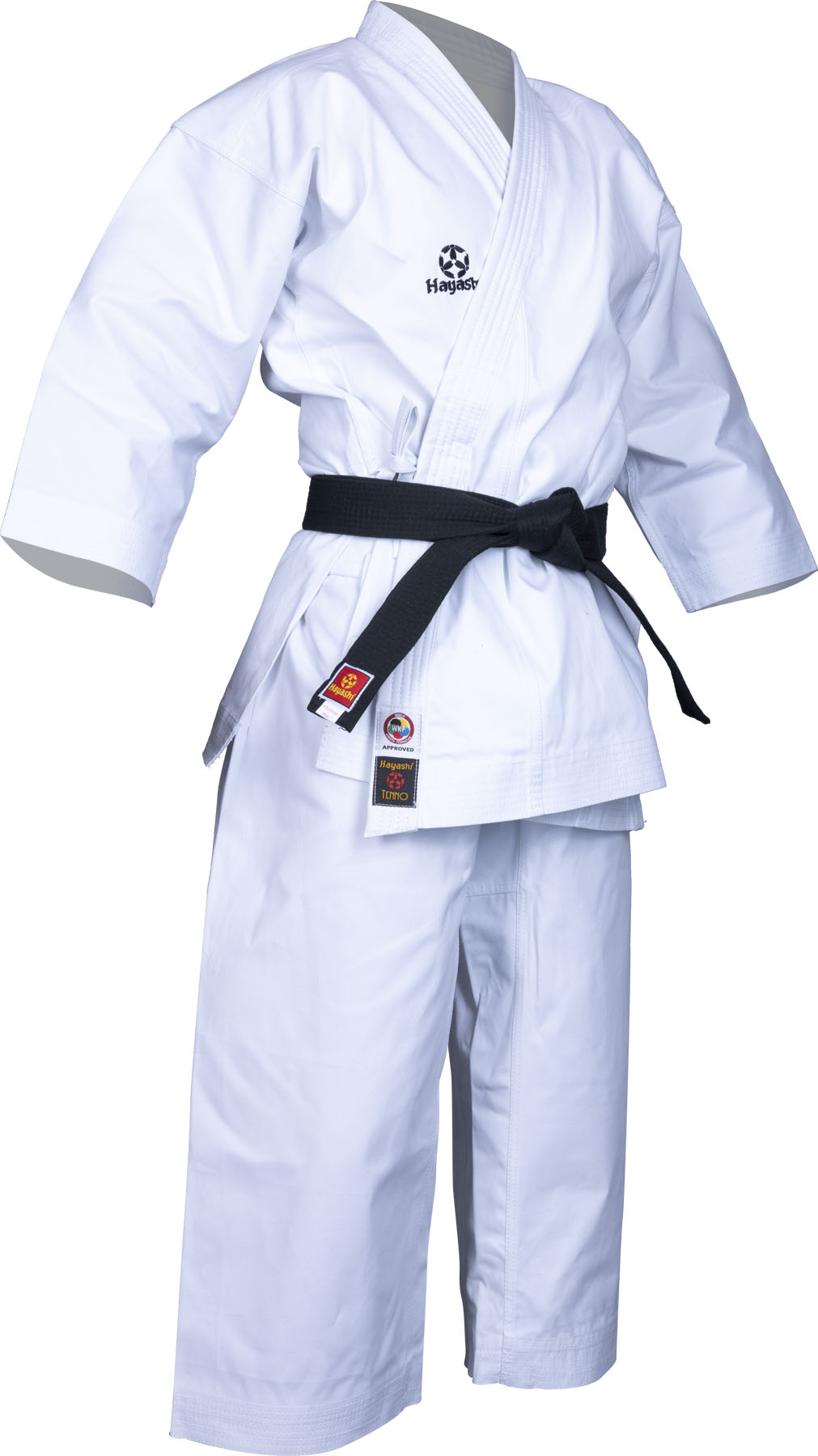 Hayashi KarateGi “Tenno” (WKF approved) 12 oz White 130 cm at Bytomic Trade and Wholesale