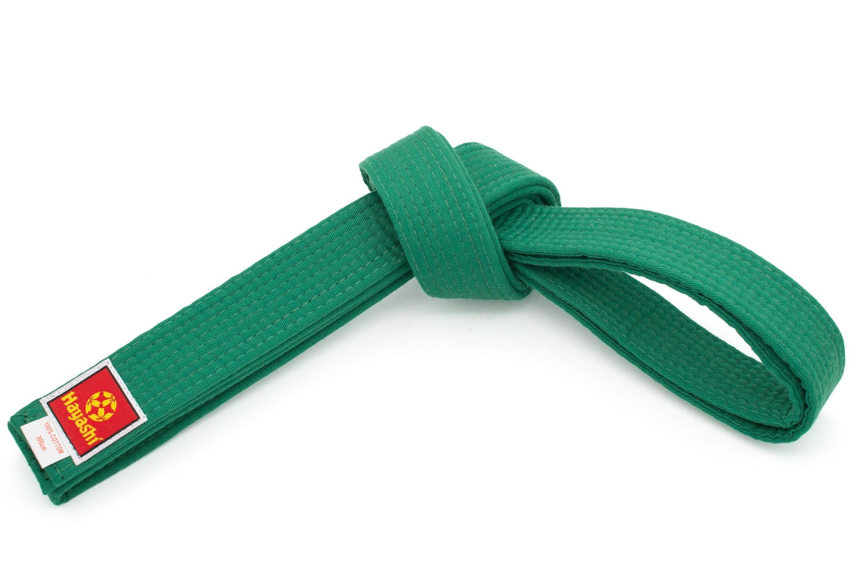 Hayashi Karate belt Green 220 cm at Bytomic Trade and Wholesale