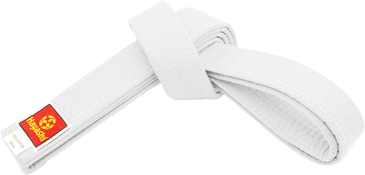 Hayashi Karate belt White 200 cm at Bytomic Trade and Wholesale
