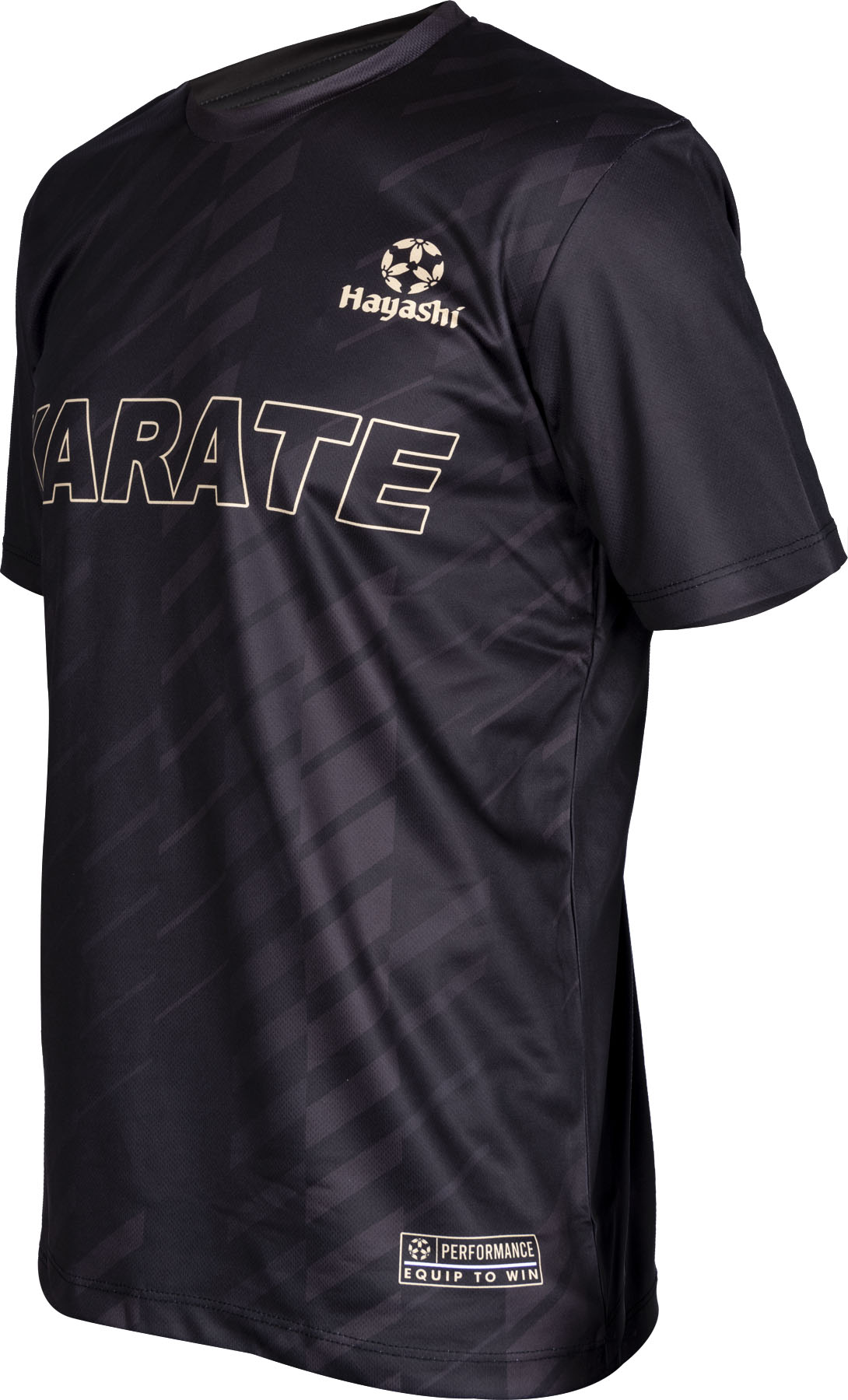 Hayashi TShirt “Champion” blackgold at Bytomic Trade and Wholesale