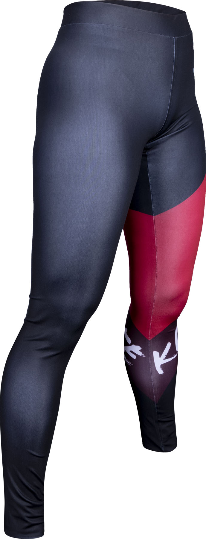 Hayashi Leggings tights “WKF Vista” blackred Black - Red L at Bytomic Trade and Wholesale