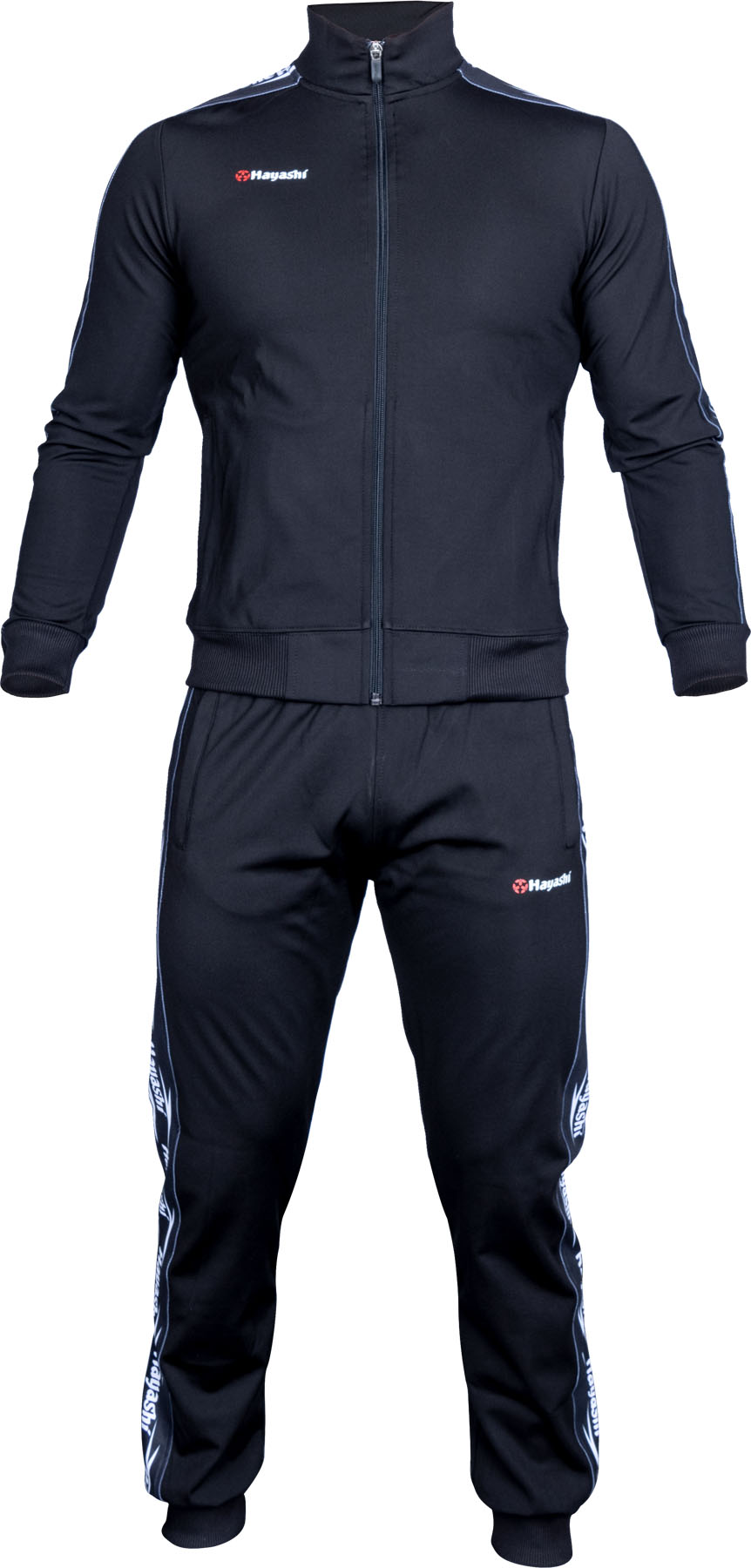 Hayashi Tracksuit “Duncan” blackblack = 200 cm Black - Black XXL at Bytomic Trade and Wholesale