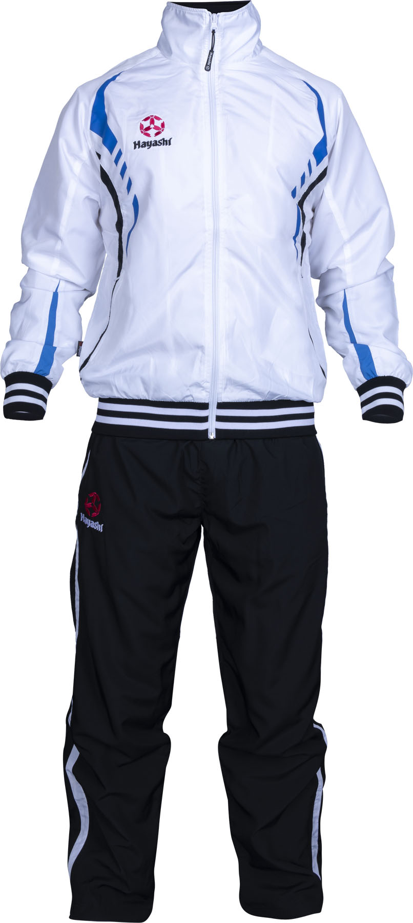 Hayashi Tracksuit “Slide” = redblack White - Black 128 cm 128 at Bytomic Trade and Wholesale