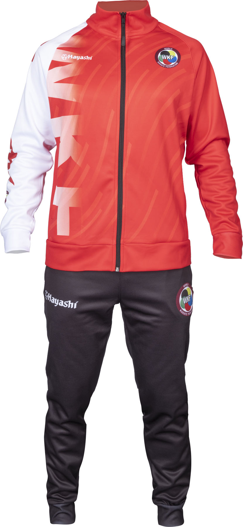 Hayashi Tracksuit “WKF Drift” blackred Black - Red XL at Bytomic Trade and Wholesale