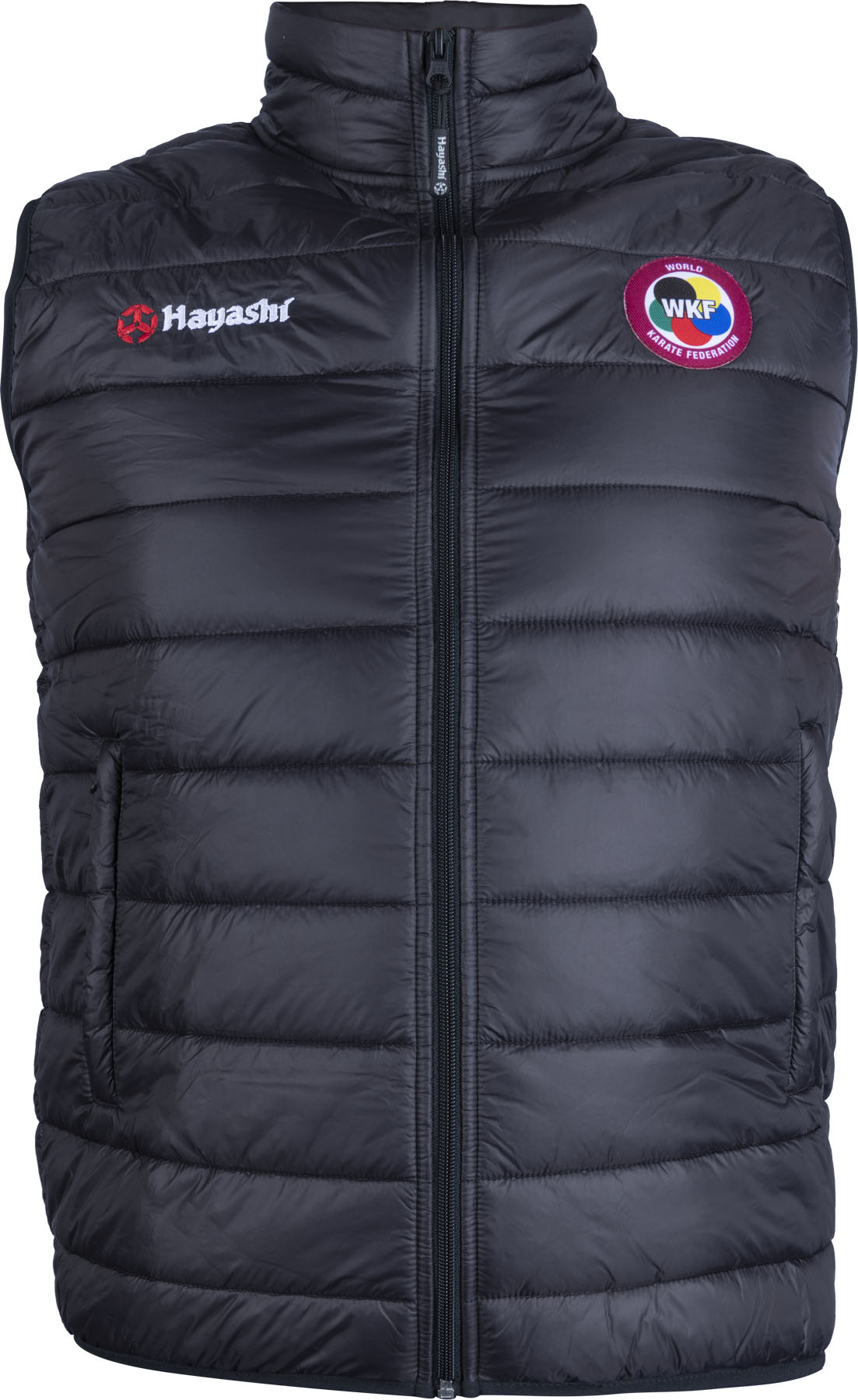 Hayashi Quilted vest “Thunder” Black XL at Bytomic Trade and Wholesale