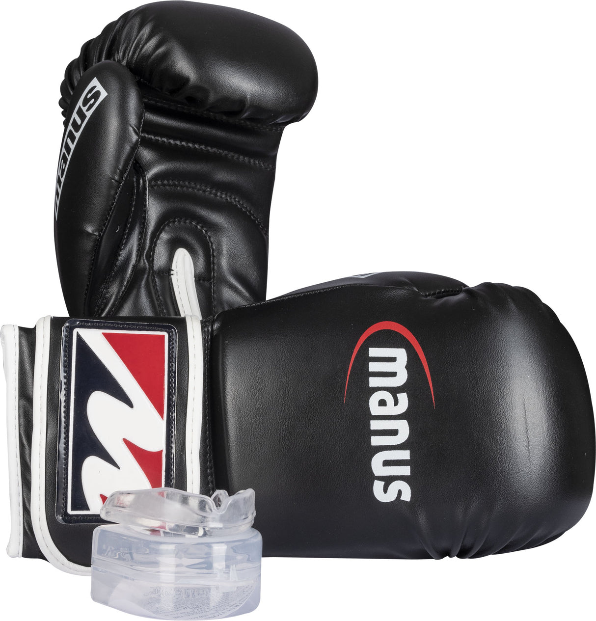Manus Boxing starterkit with boxing gloves and mouthguard 10 oz blackwhite Black - White at Bytomic Trade and Wholesale