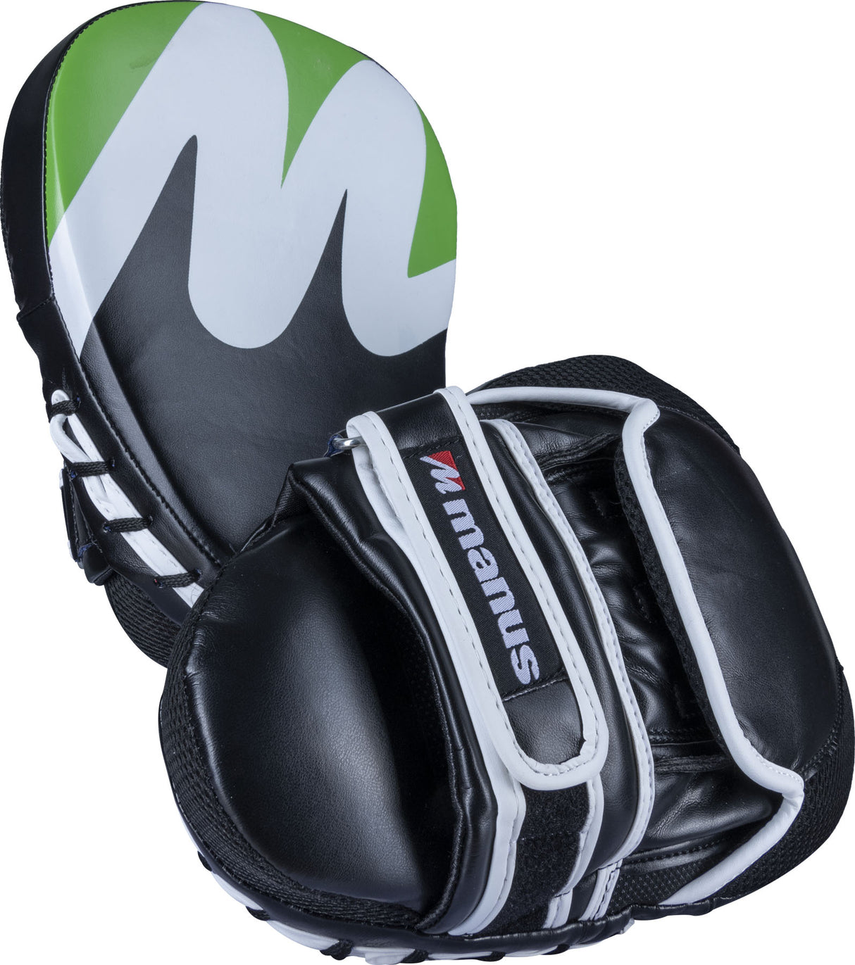 Manus Focus mitts “Wave” curved Green at Bytomic Trade and Wholesale