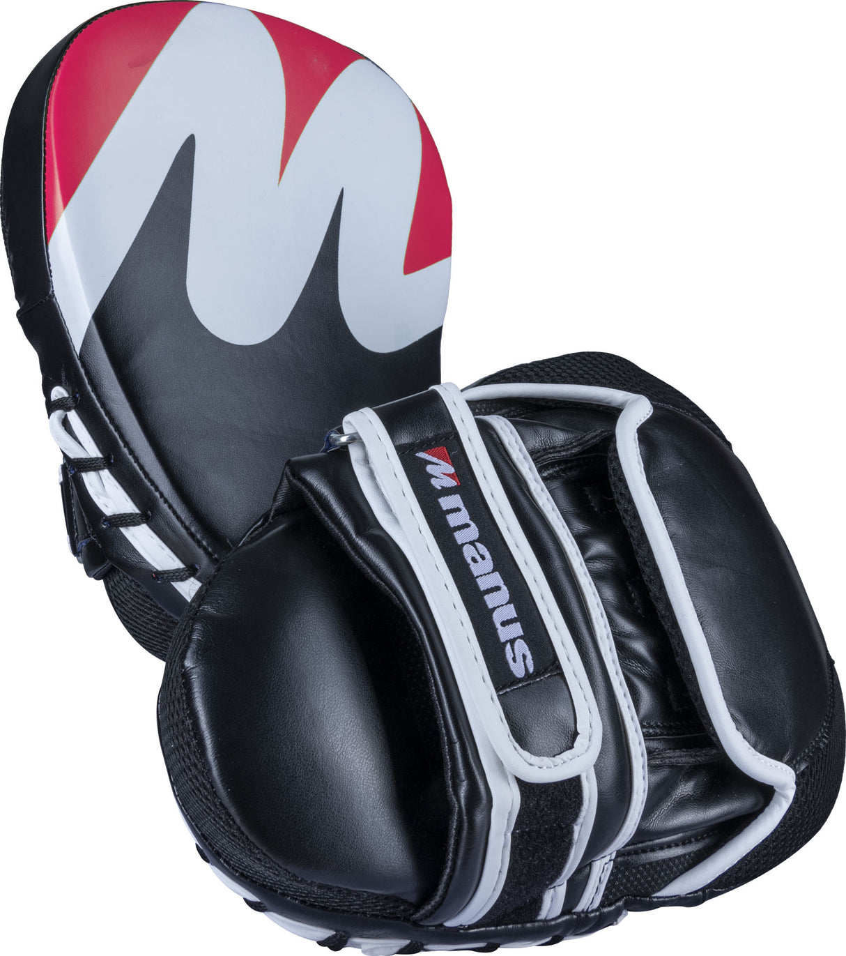 Manus Focus mitts “Wave” curved Red at Bytomic Trade and Wholesale