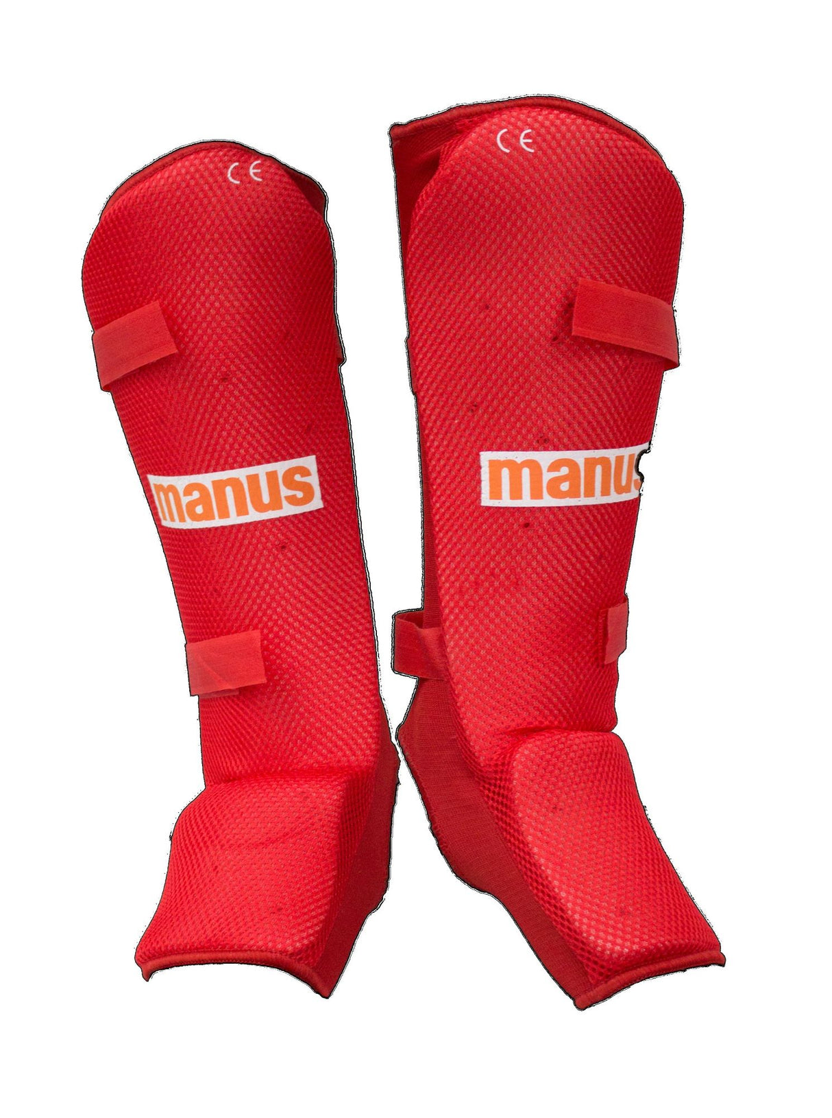 Manus Shin Guard for Thaiboxen K1 und MMA Child Red at Bytomic Trade and Wholesale