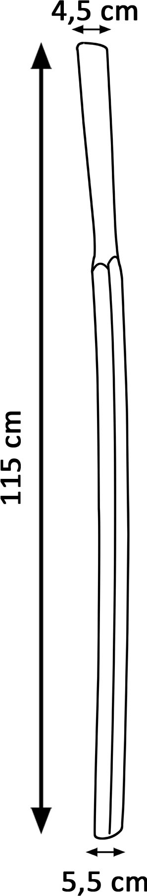 Budoland Suburito red oag (ca. ) at Bytomic Trade and Wholesale