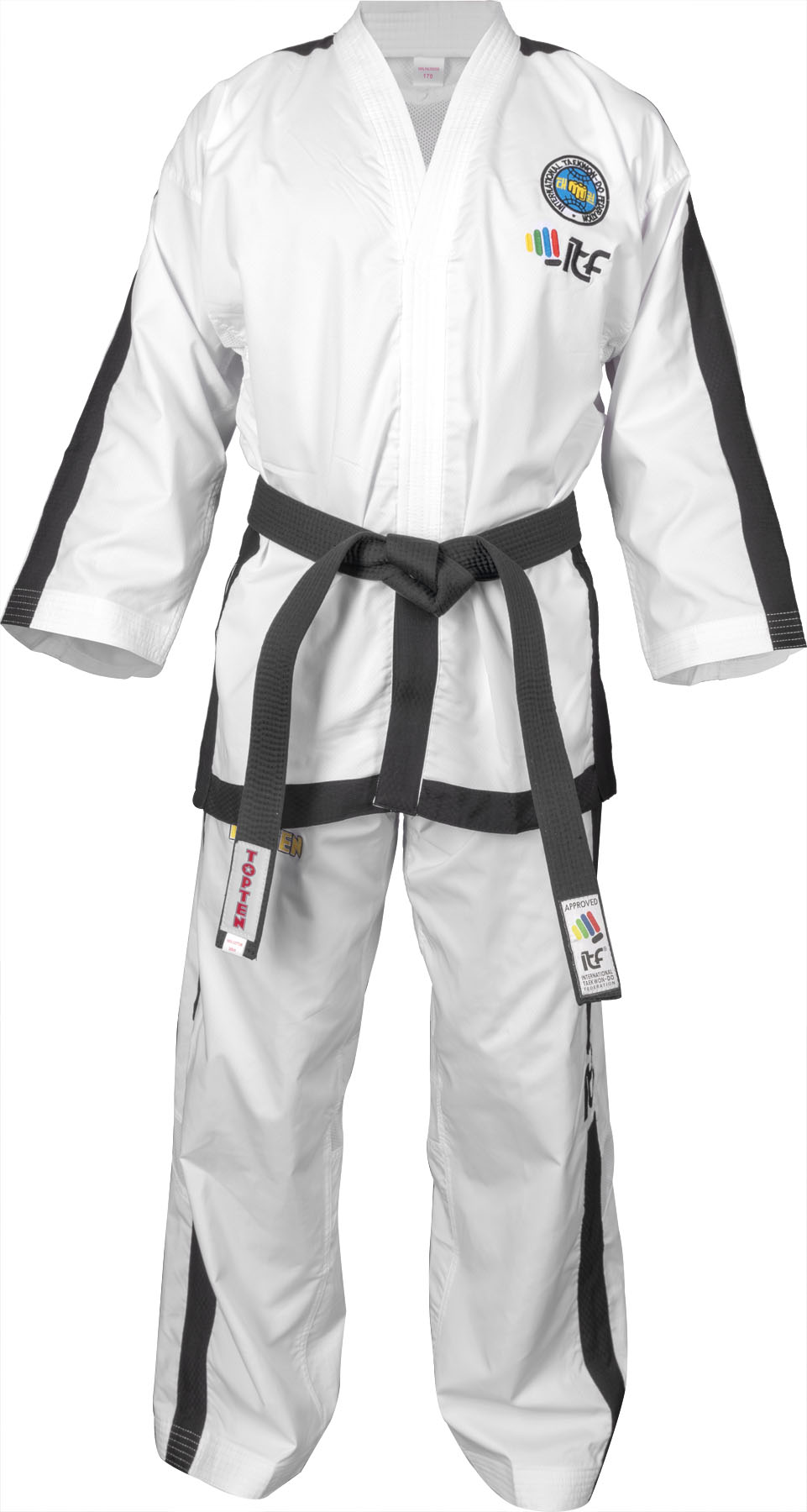 TOP TEN TaekwonDo Instructor Dobok “Premium Gold” (4th 6th Dan) (ITF approved) at Bytomic Trade and Wholesale
