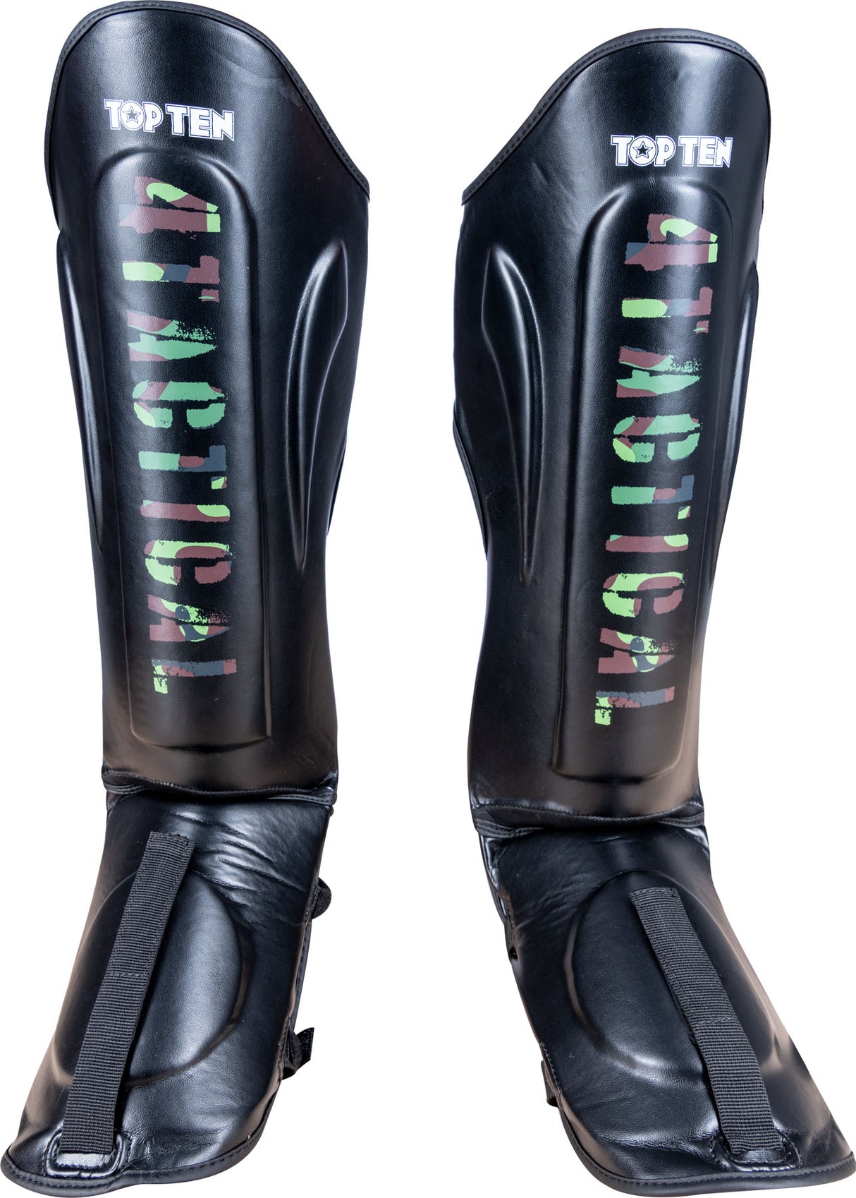 TOP TEN Shin and Instep Guard “4Tactical” blackgreen at Bytomic Trade and Wholesale