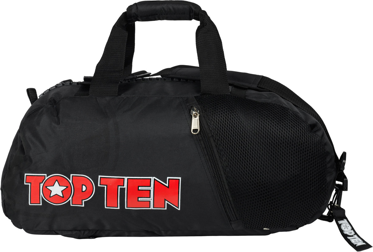 TOP TEN BackpackSportsbag combination “Black” blackblack approx. 55cm x 29cm x 27cm at Bytomic Trade and Wholesale