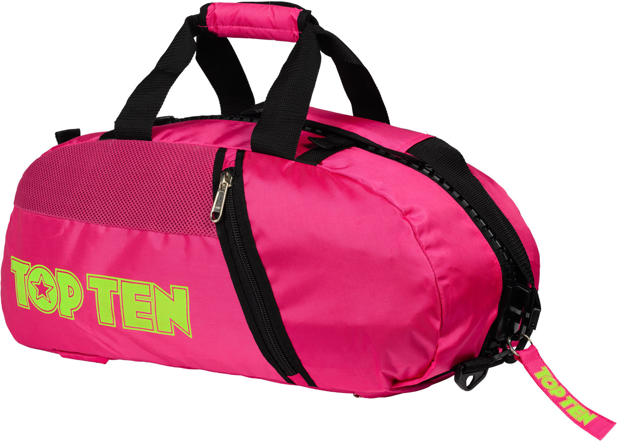 TOP TEN BackpackSportsbag combination “Black” blackblack approx. 55cm x 29cm x 27cm Pink at Bytomic Trade and Wholesale