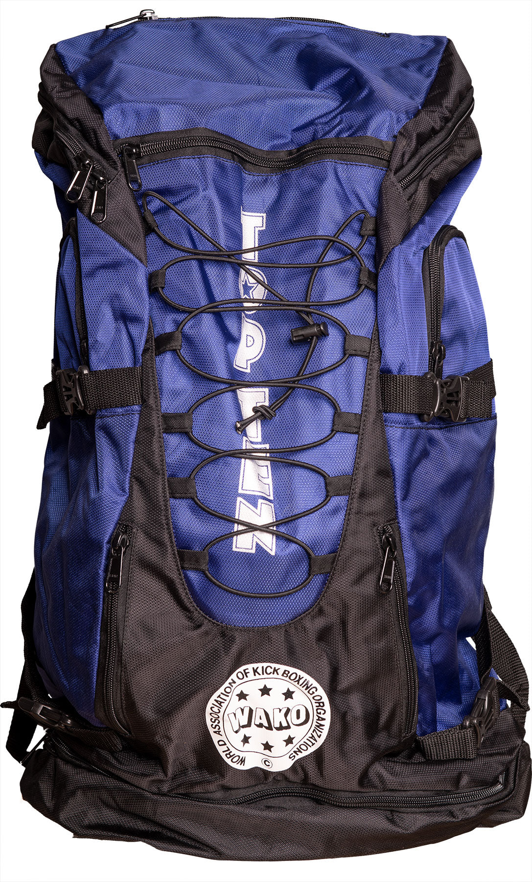 TOP TEN Backpack “Giant WAKO” Black - Blue at Bytomic Trade and Wholesale
