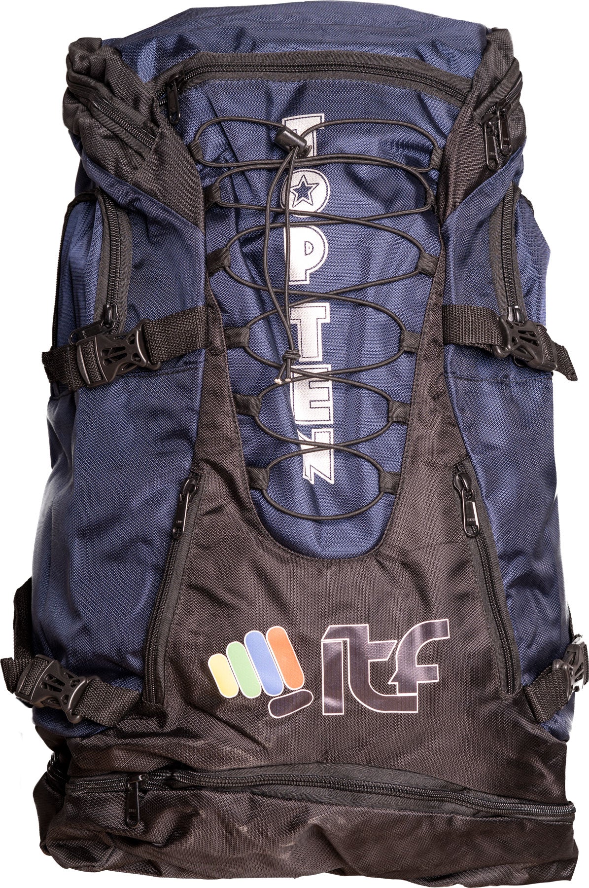 TOP TEN Backpack “Giant ITF” Black - Blue at Bytomic Trade and Wholesale