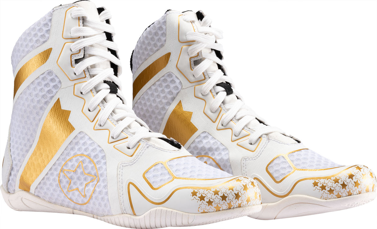 TOP TEN Boxing boots “Speedmaster” blackblack 45 White - Gold at Bytomic Trade and Wholesale