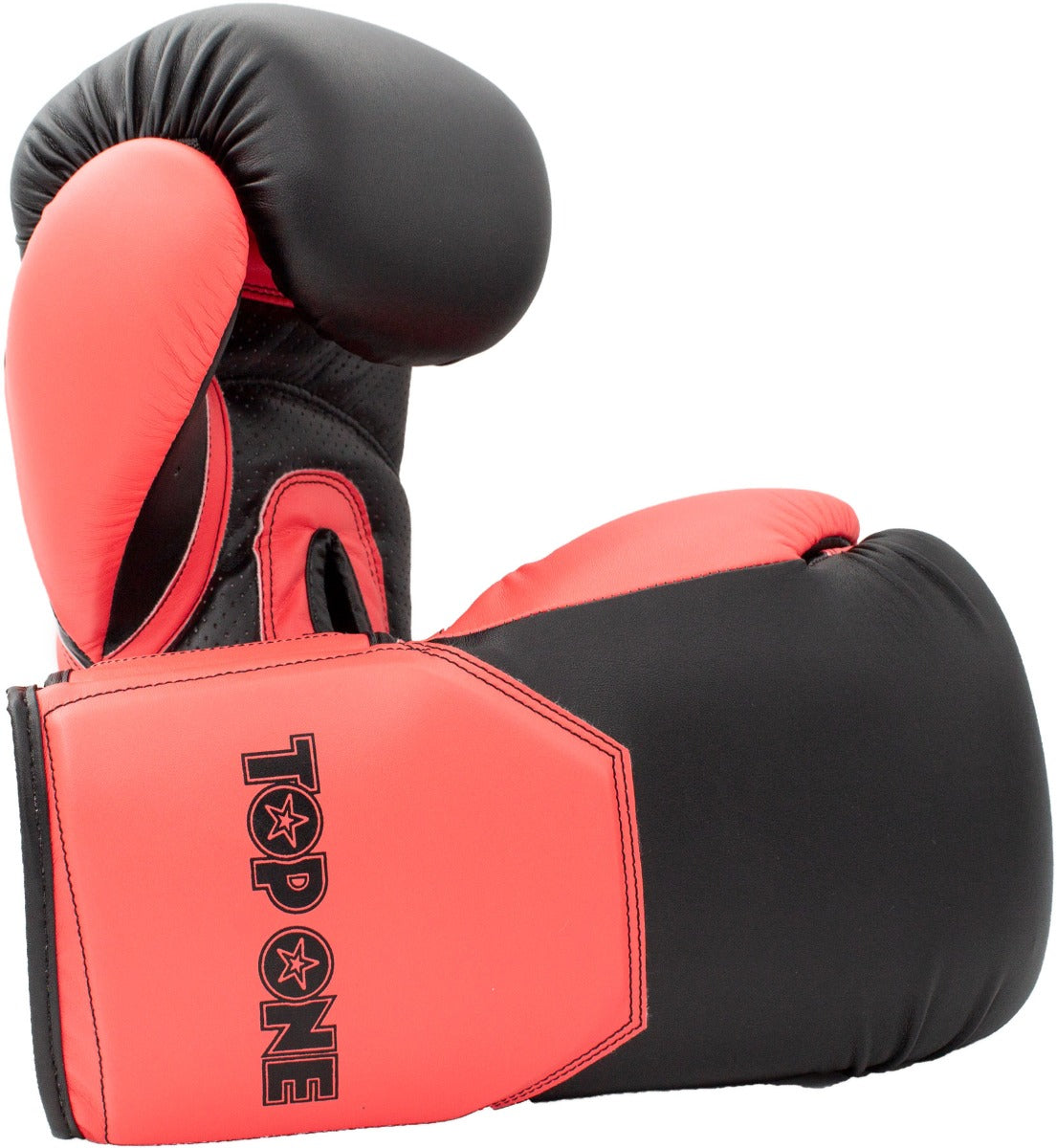 TOP TEN Boxing Gloves “TOP ONE” 12 oz redblack Red - Black at Bytomic Trade and Wholesale