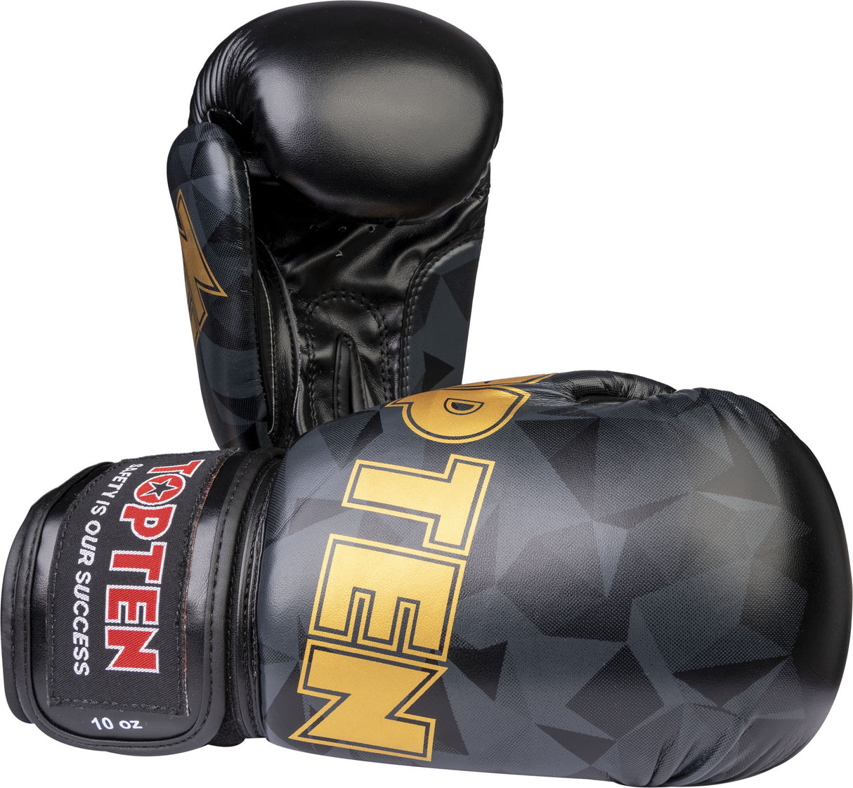 TOP TEN Boxing Gloves “PRISM” KidsCut blackgold 8 oz Black - Gold at Bytomic Trade and Wholesale