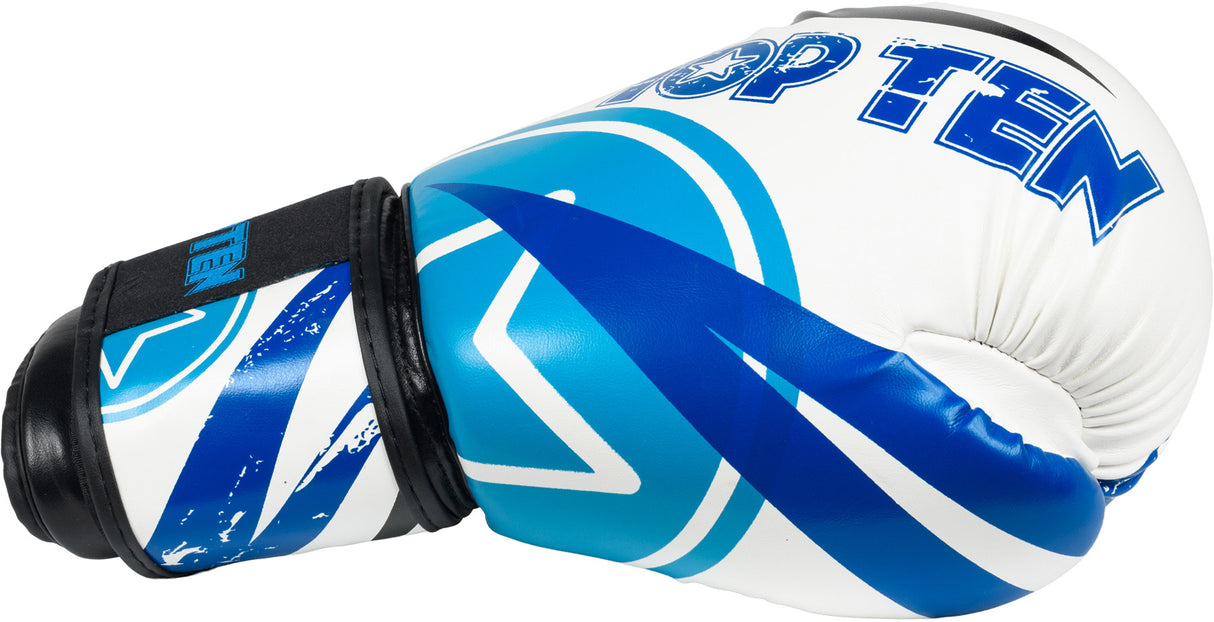 TOP TEN boxing gloves “Urban Arts” bluewhite 12 oz at Bytomic Trade and Wholesale