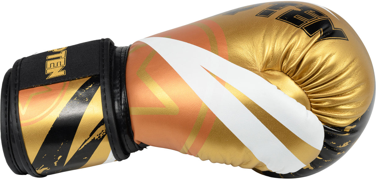 TOP TEN boxing gloves “Urban Arts” bluewhite 12 oz at Bytomic Trade and Wholesale