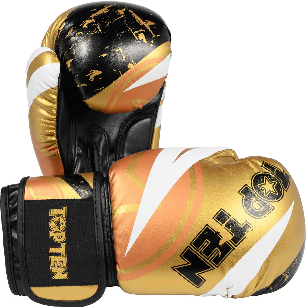 TOP TEN boxing gloves “Urban Arts” bluewhite 12 oz Gold - White at Bytomic Trade and Wholesale