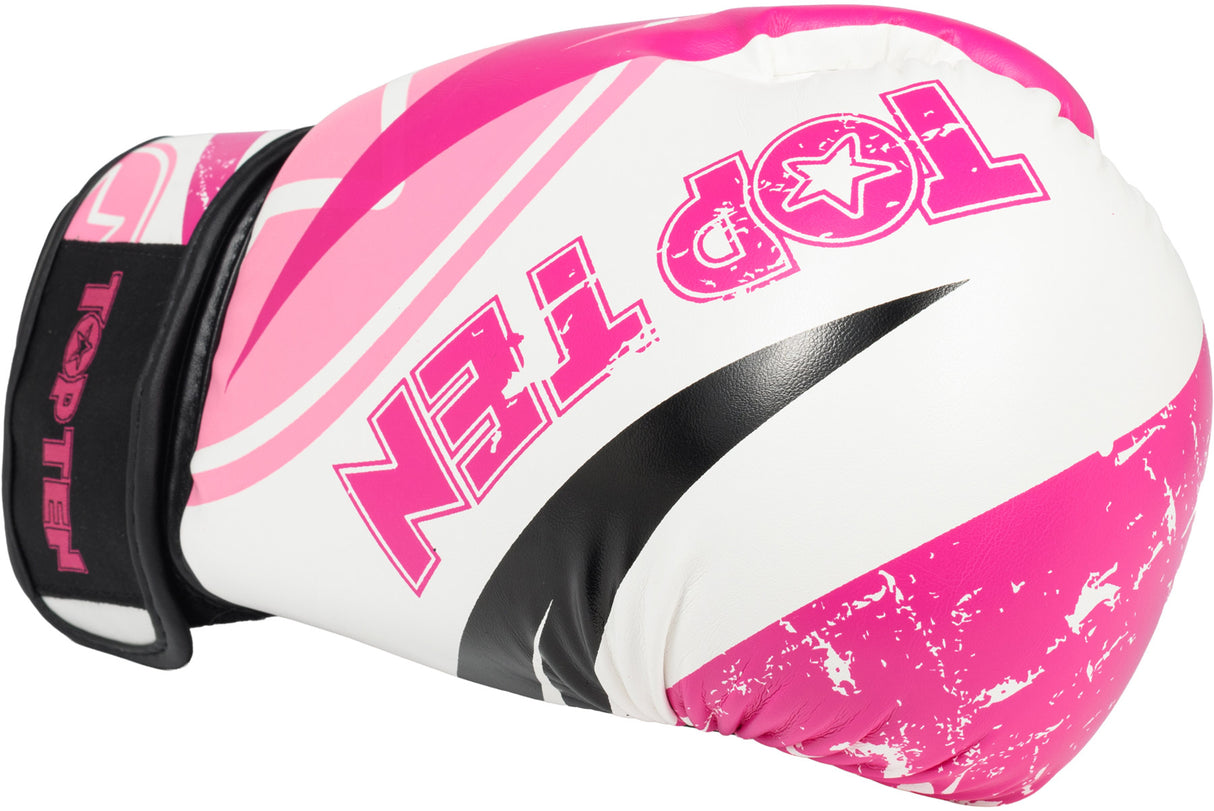 TOP TEN boxing gloves “Urban Arts” bluewhite 12 oz at Bytomic Trade and Wholesale