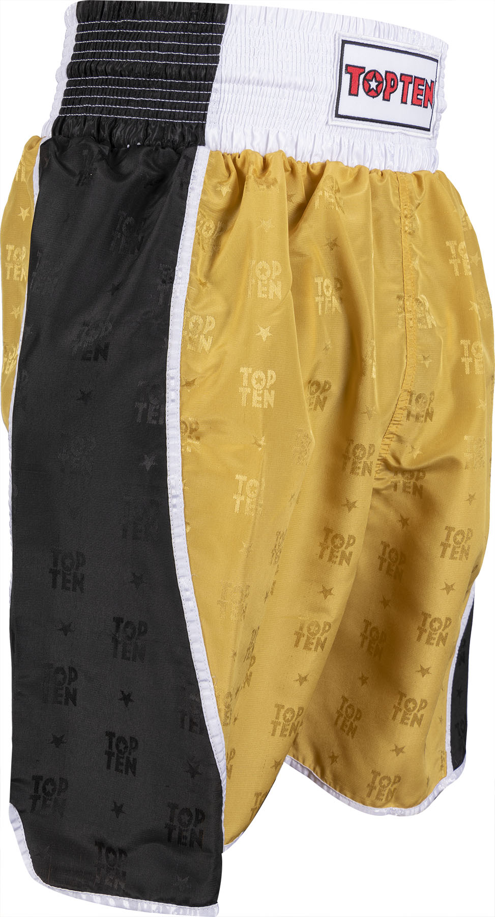 TOP TEN Shorts “Champ” = blackgold Black - Gold 160 cm S at Bytomic Trade and Wholesale