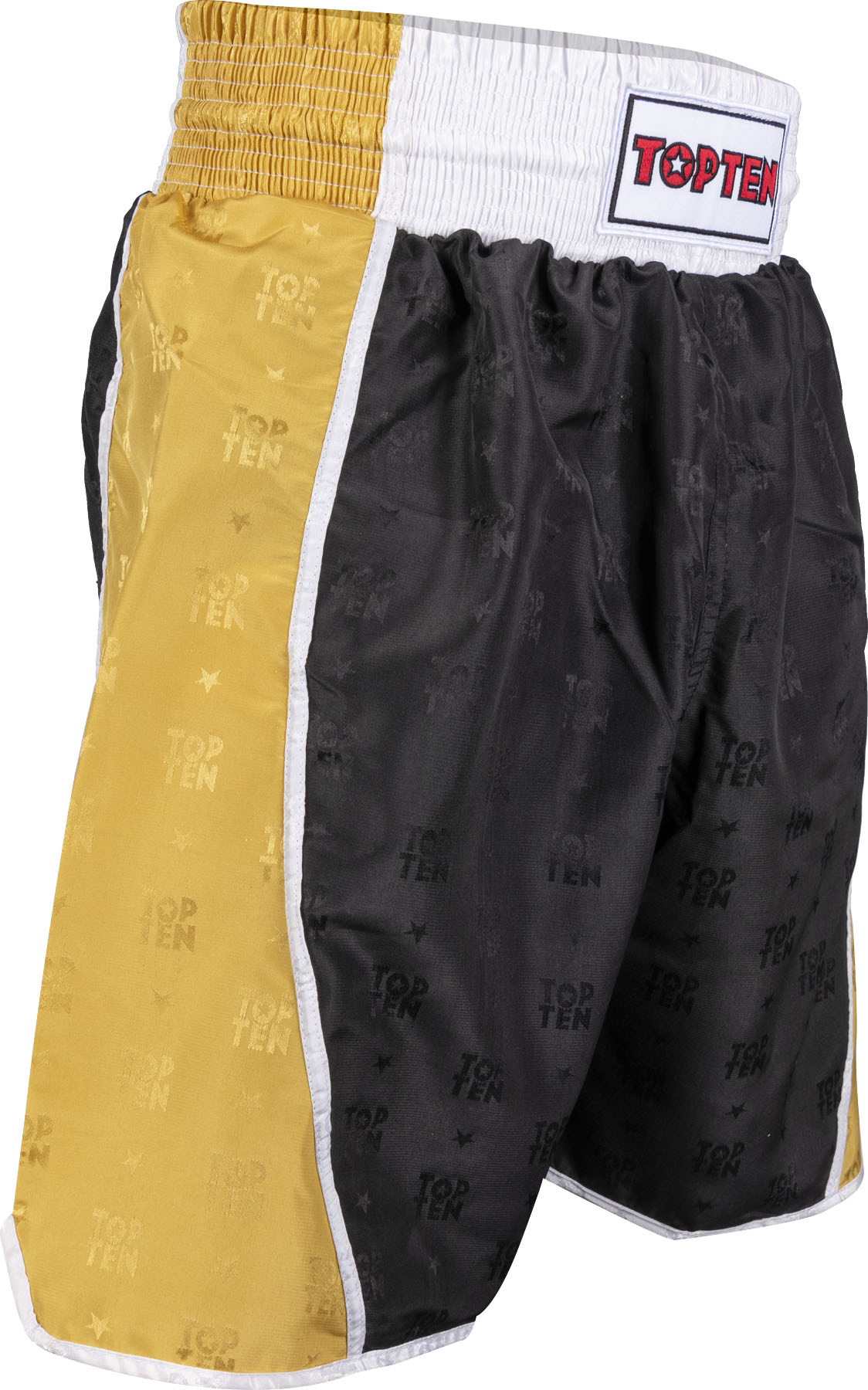 TOP TEN Shorts “Champ” = blackgold Gold - Black 200 cm XXL at Bytomic Trade and Wholesale