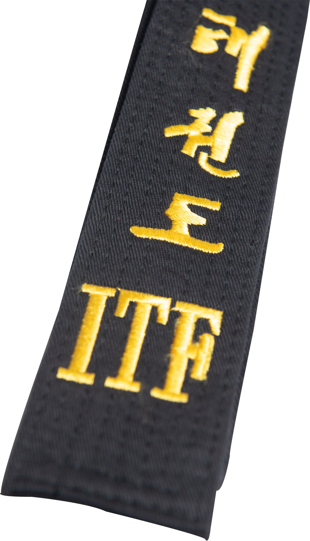 TOP TEN TaekwonDo belt “ITF” (with embroidery) “TAEKWONDO” at Bytomic Trade and Wholesale