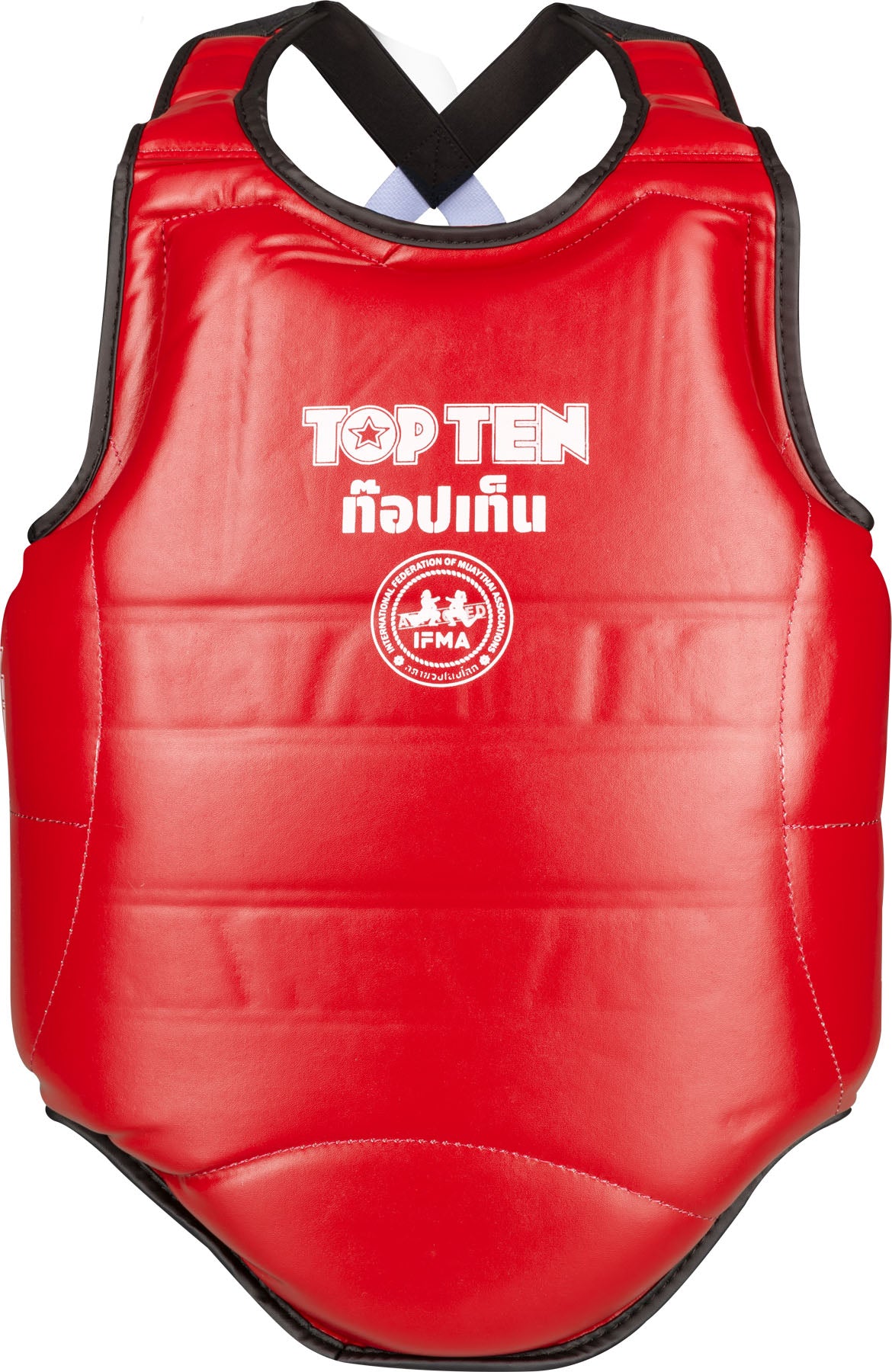 TOP TEN Chest guard “Jot Muay” Red L at Bytomic Trade and Wholesale