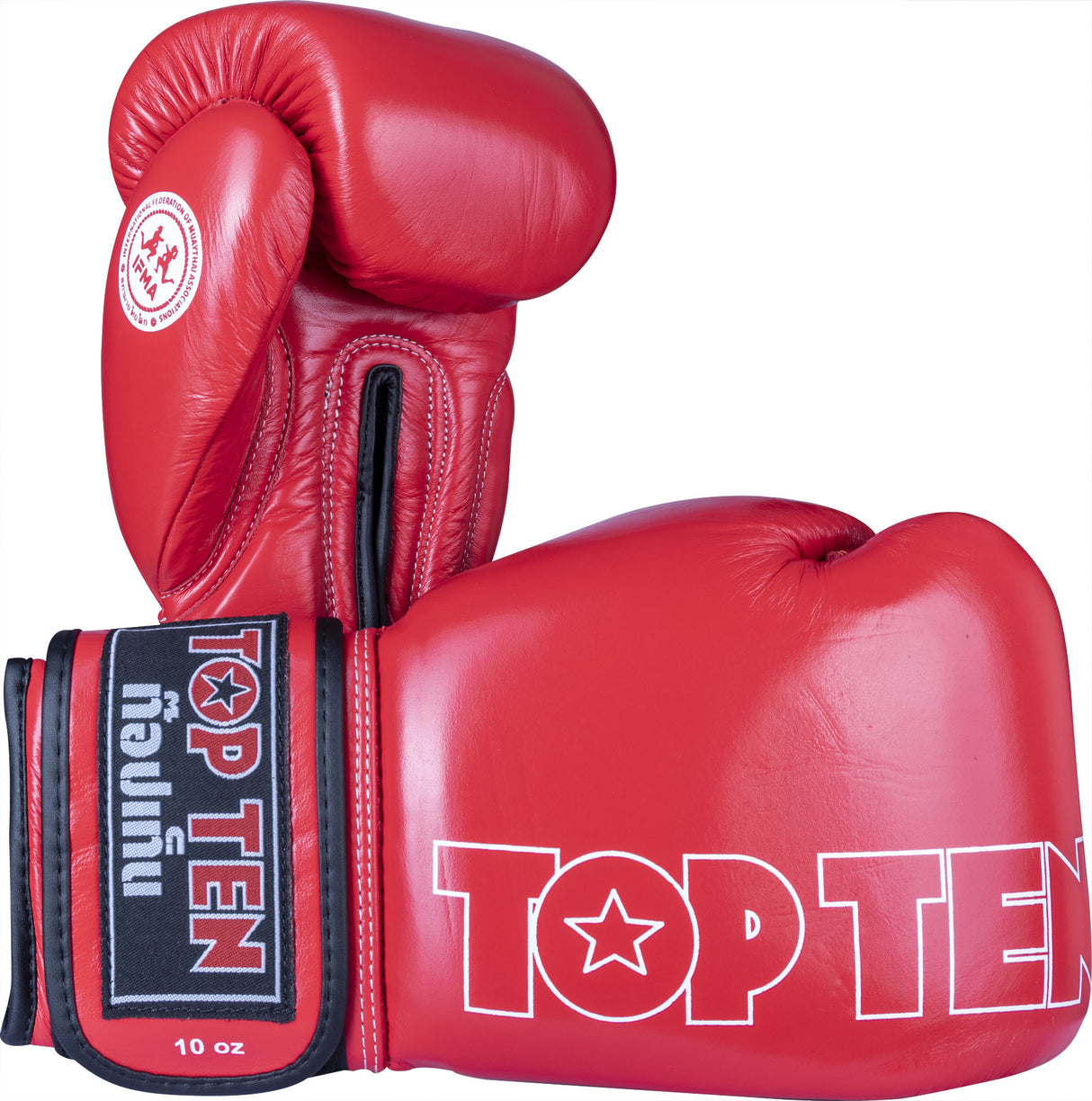 TOP TEN Boxing gloves “Mad” 10 oz Red at Bytomic Trade and Wholesale