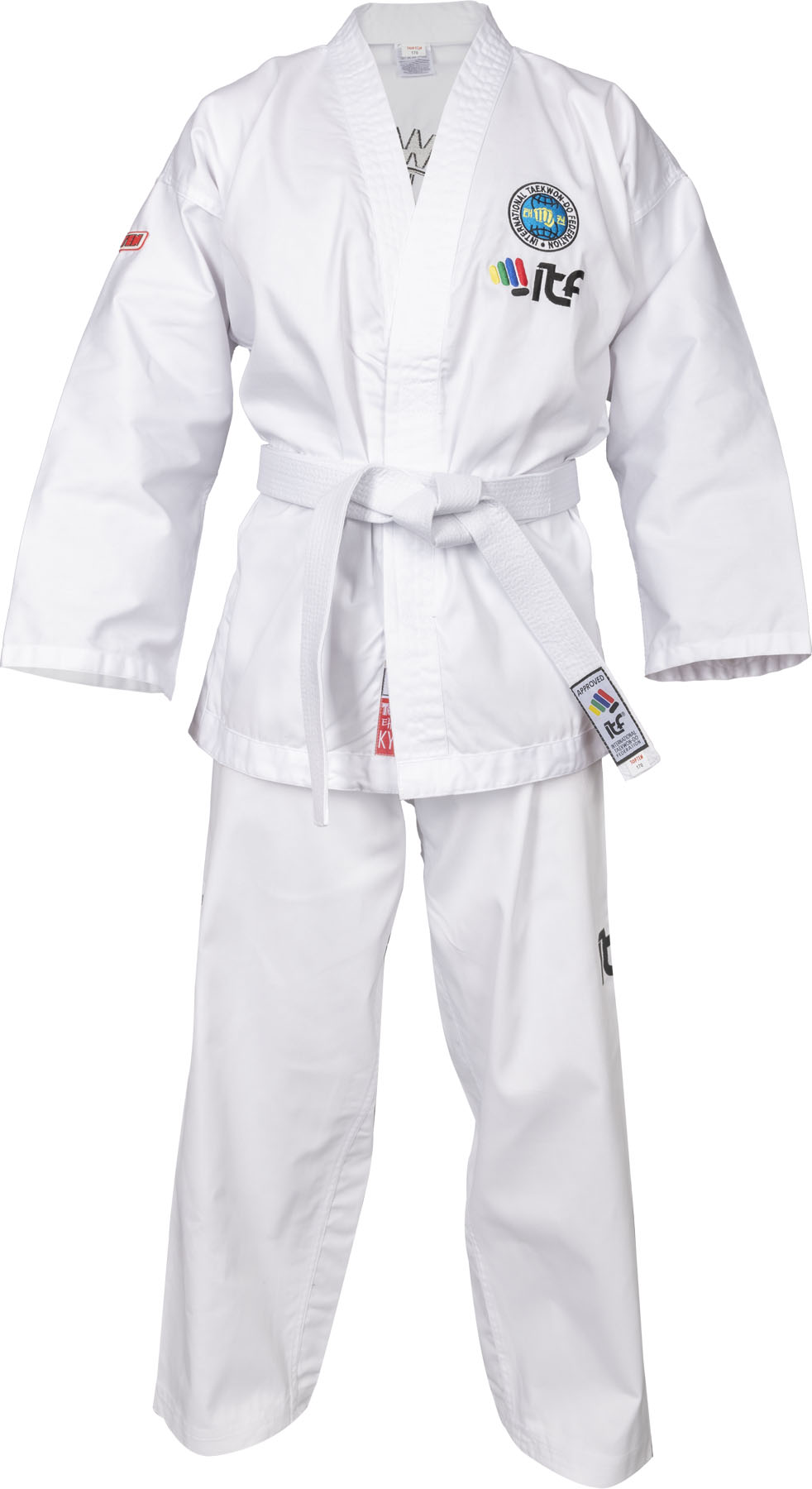 TOP TEN TaekwonDo Dobok “Kyong” (ITF approved) with slip in jacket at Bytomic Trade and Wholesale