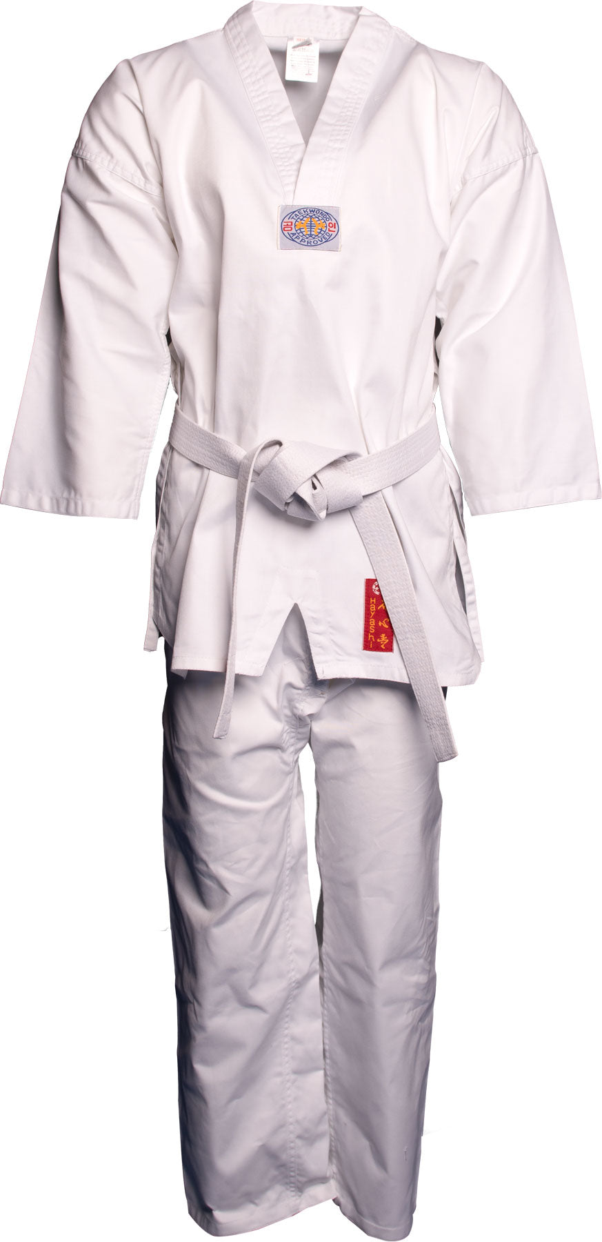 Hayashi TaekwonDo Dobok “Taeguk” (without print on the back) White 110 cm at Bytomic Trade and Wholesale