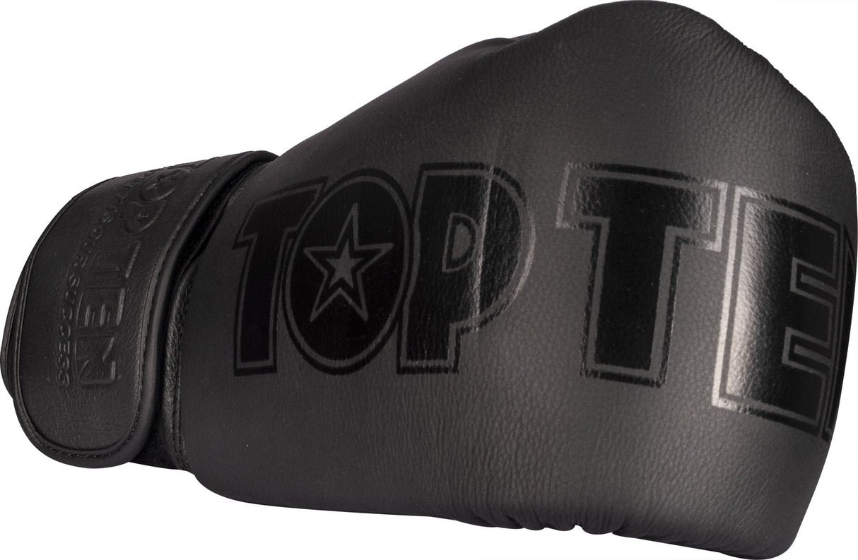 TOP TEN Boxing Gloves “Black`n`Black” 16 oz blackblack at Bytomic Trade and Wholesale