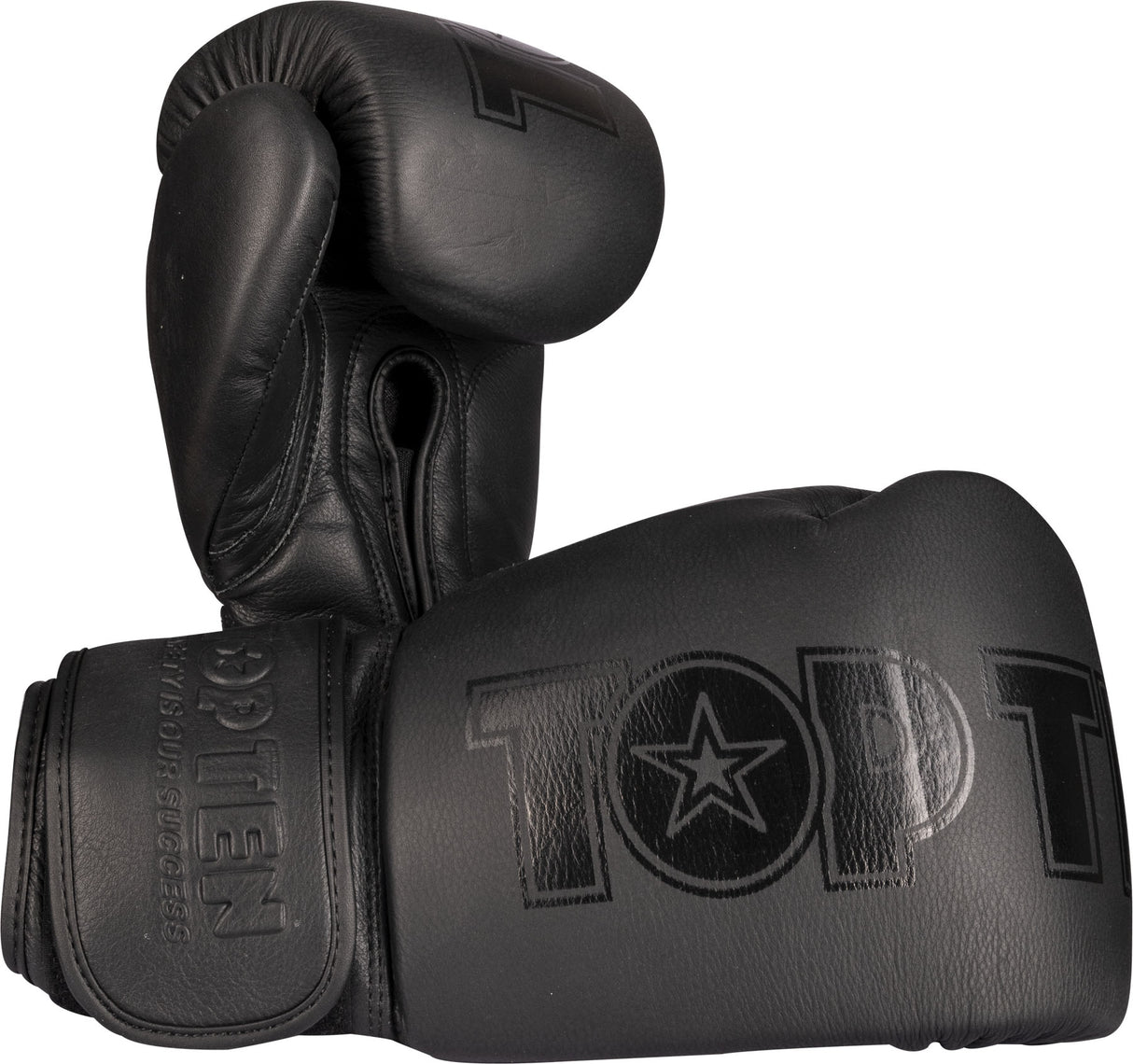 TOP TEN Boxing Gloves “Black`n`Black” 16 oz blackblack Black - Black at Bytomic Trade and Wholesale