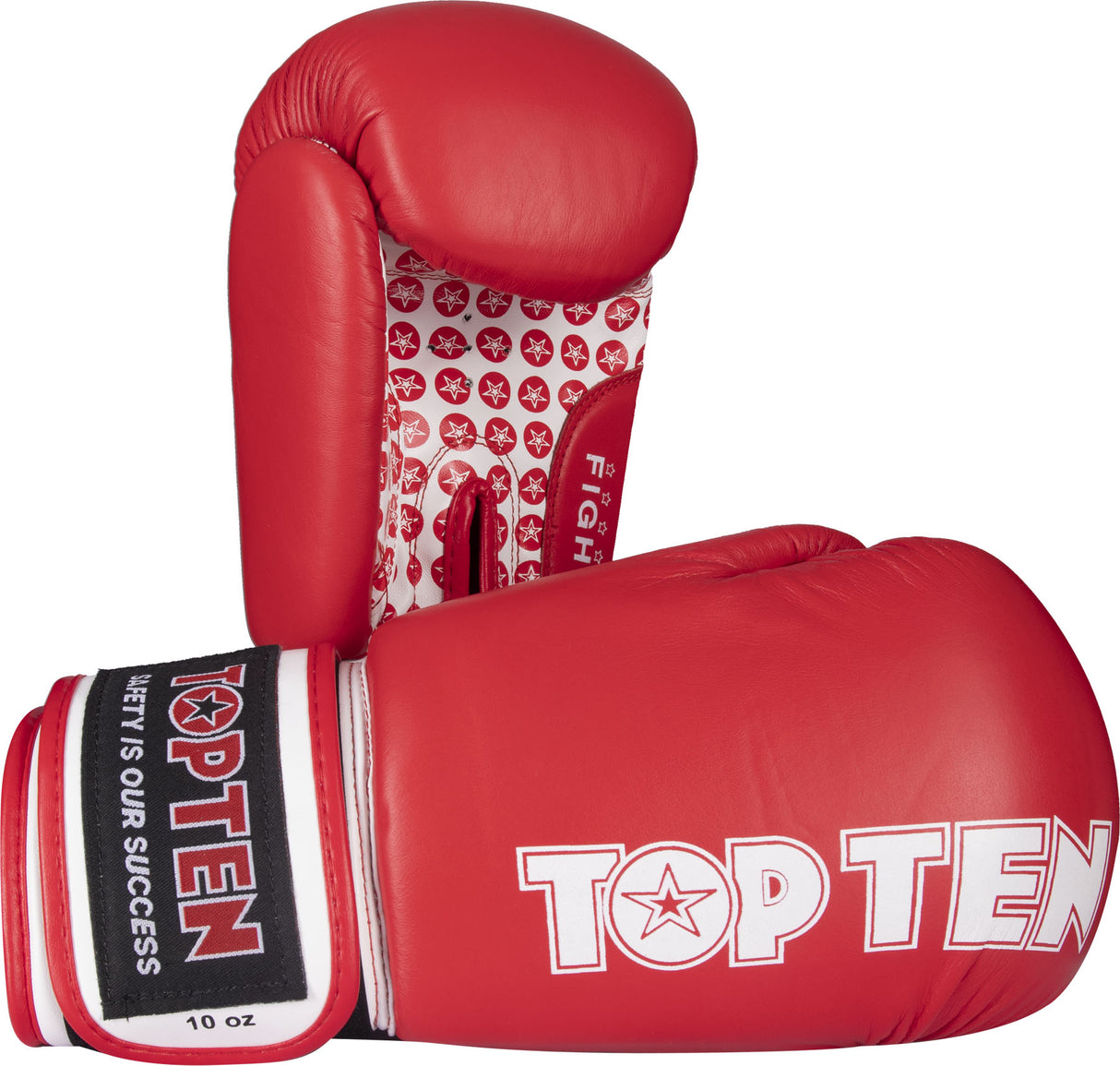 TOP TEN Boxing Gloves “Fight” 12 oz Red at Bytomic Trade and Wholesale