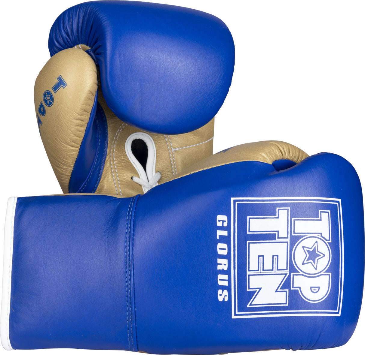 TOP TEN Boxhandschuhe “GLORUS” bluegold 10 oz Blue - Gold at Bytomic Trade and Wholesale