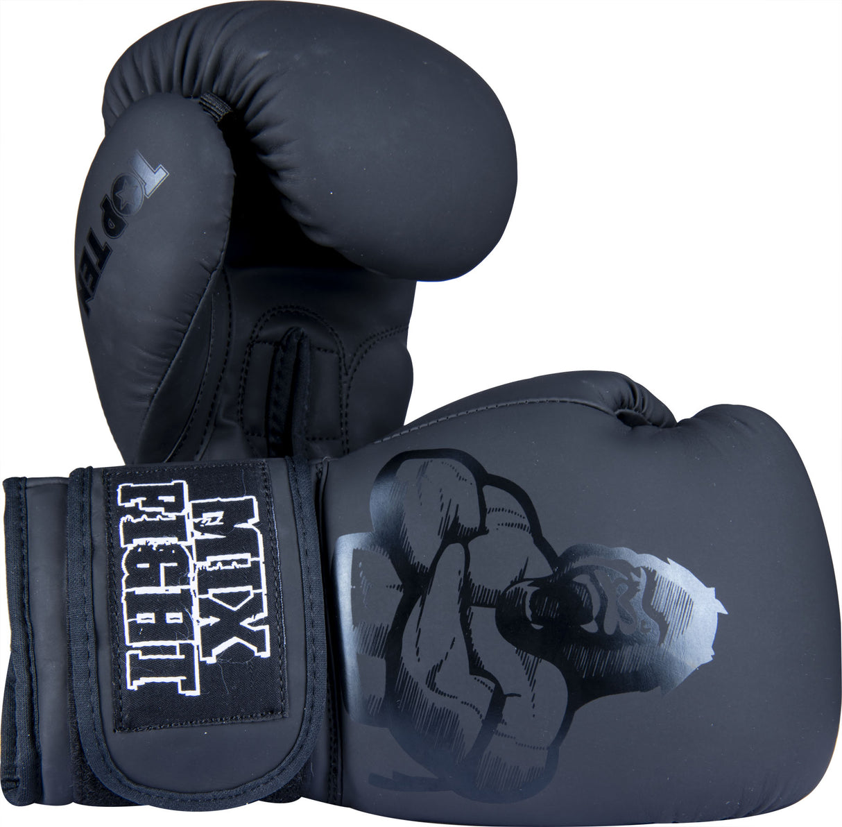 TOP TEN Boxing gloves “Mixfight Gorilla” blackblack 10 oz Black - Black at Bytomic Trade and Wholesale