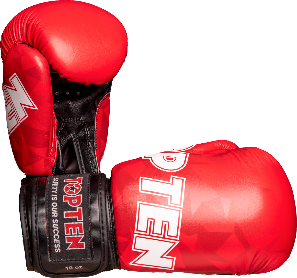TOP TEN Boxing Gloves “PRISM” KidsCut blackgold 8 oz Red at Bytomic Trade and Wholesale