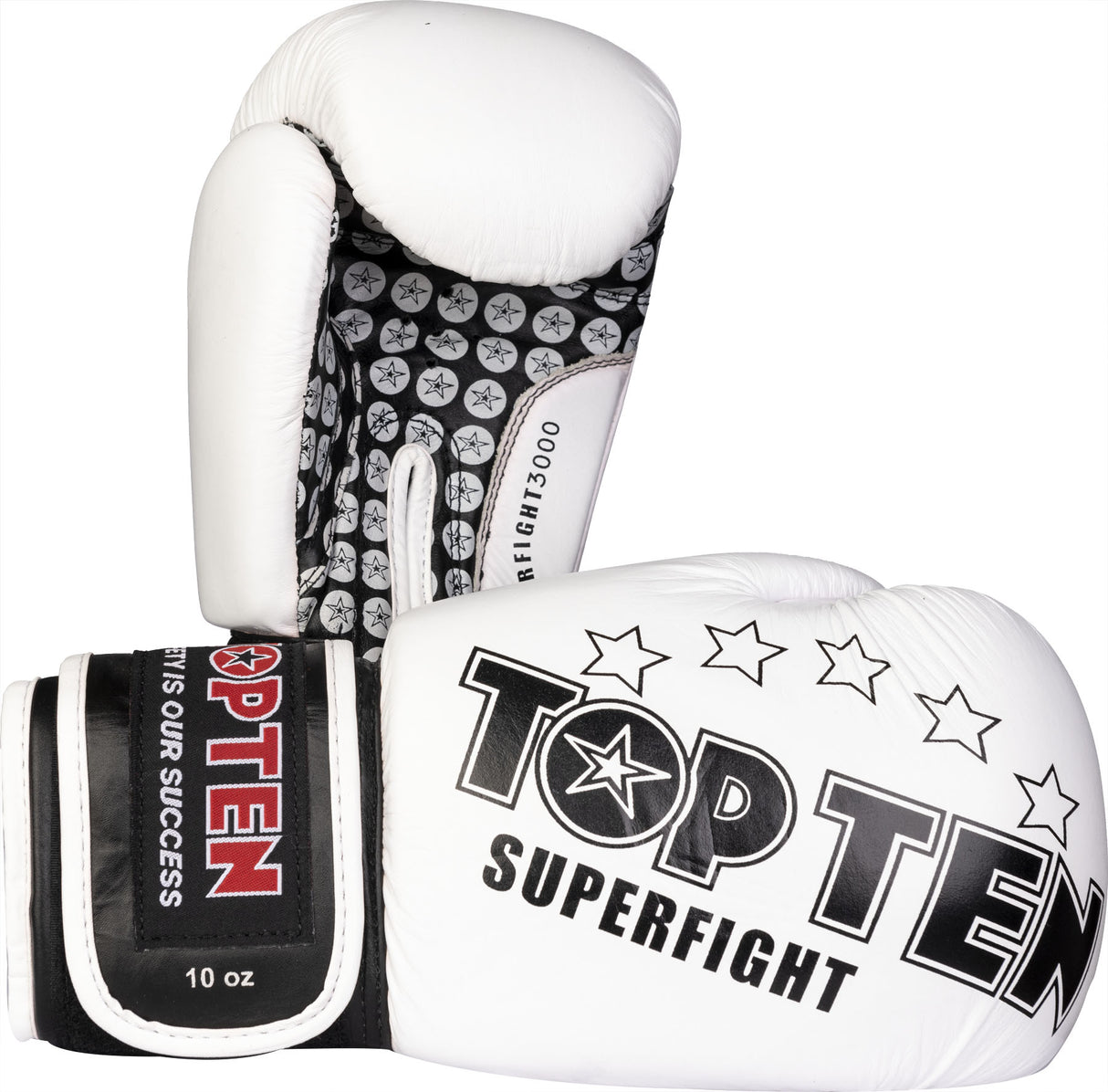 TOP TEN Boxing gloves “Superfight 3000” 18 oz White at Bytomic Trade and Wholesale