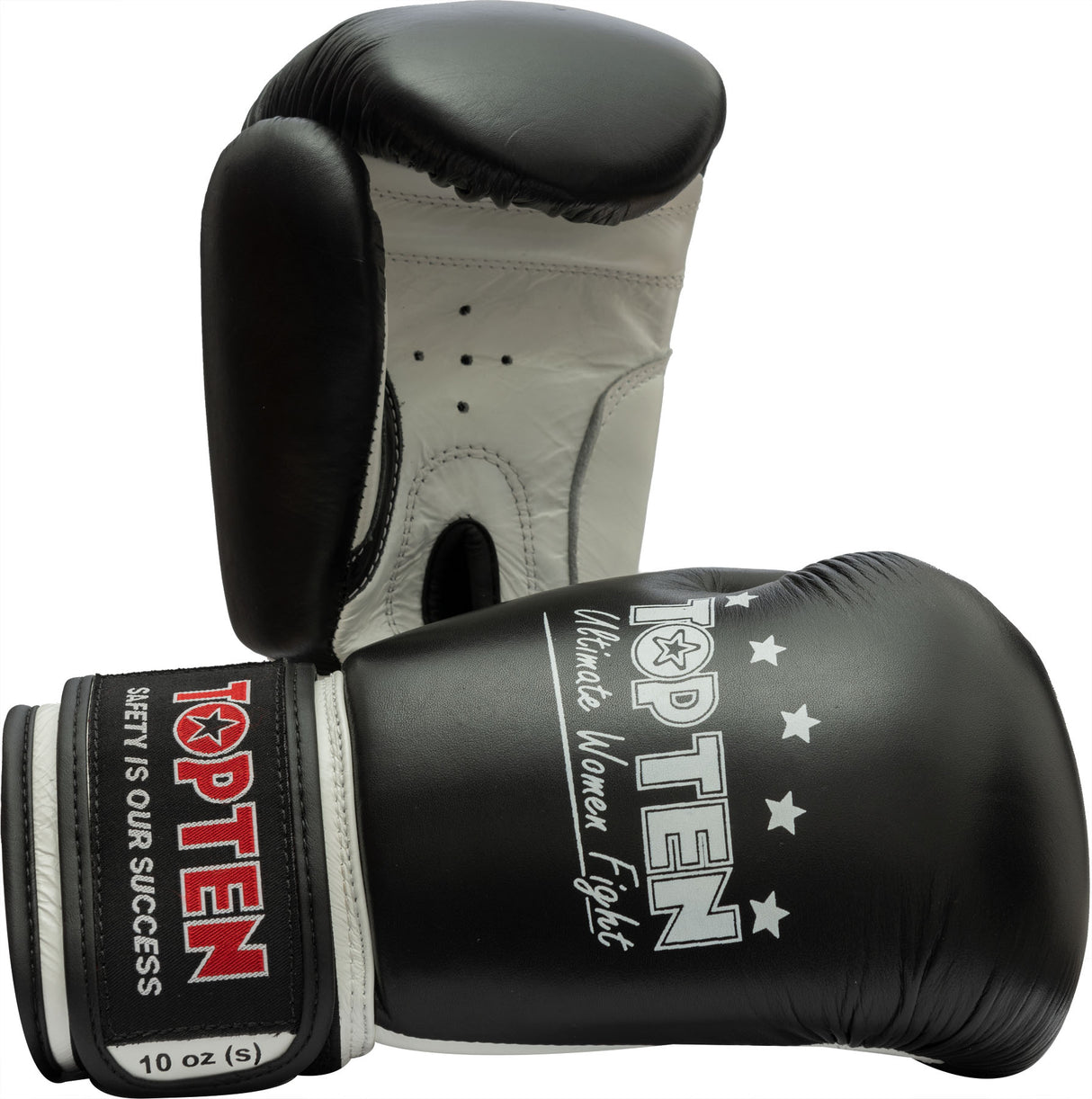 TOP TEN Boxing Gloves for women “Ultimate Woman Fight” 10 oz blackpink Black - White at Bytomic Trade and Wholesale
