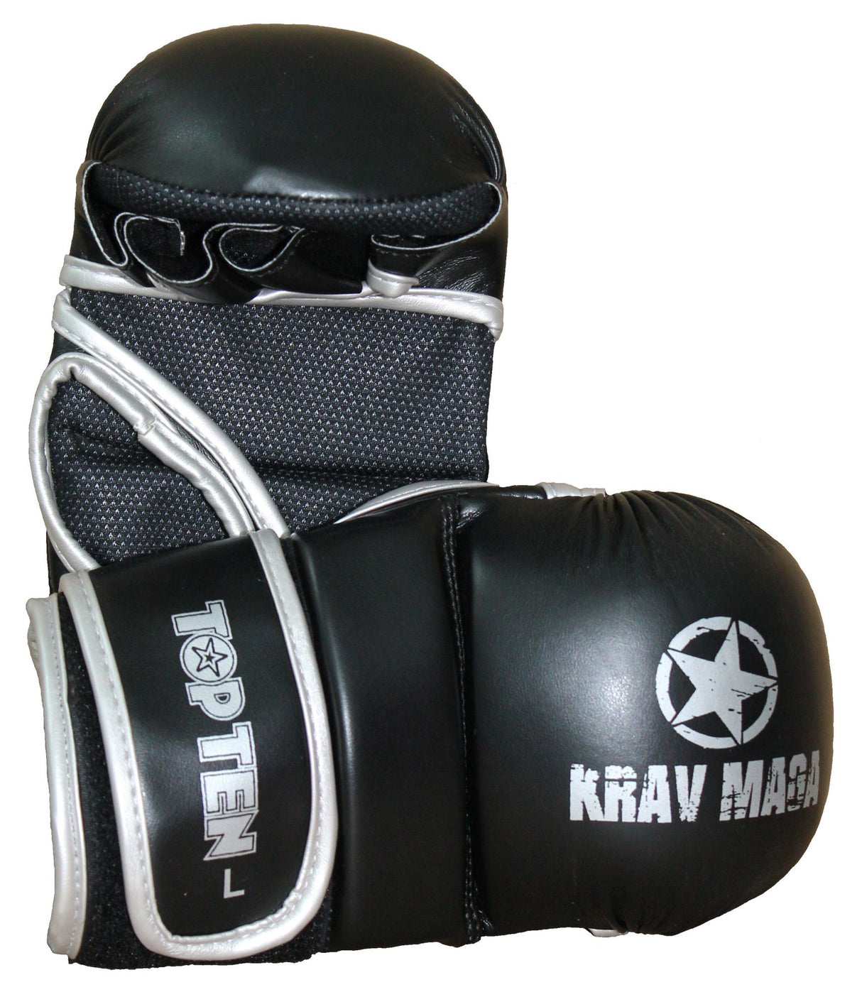 TOP TEN Grappling gloves “Krav Maga” Black S-M at Bytomic Trade and Wholesale