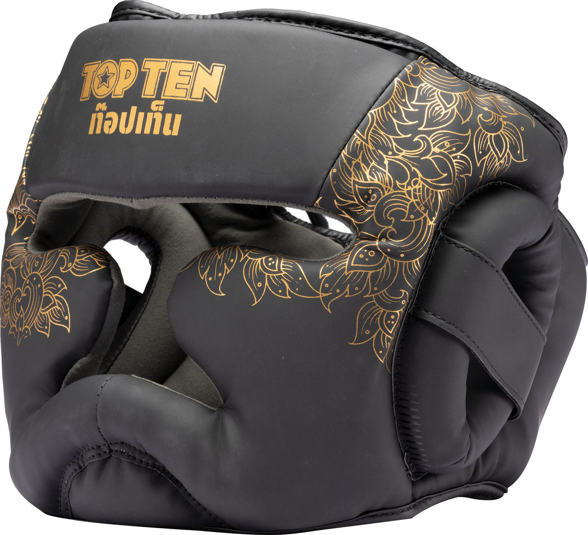 TOP TEN Headguard “Nong Han” blackyellow at Bytomic Trade and Wholesale