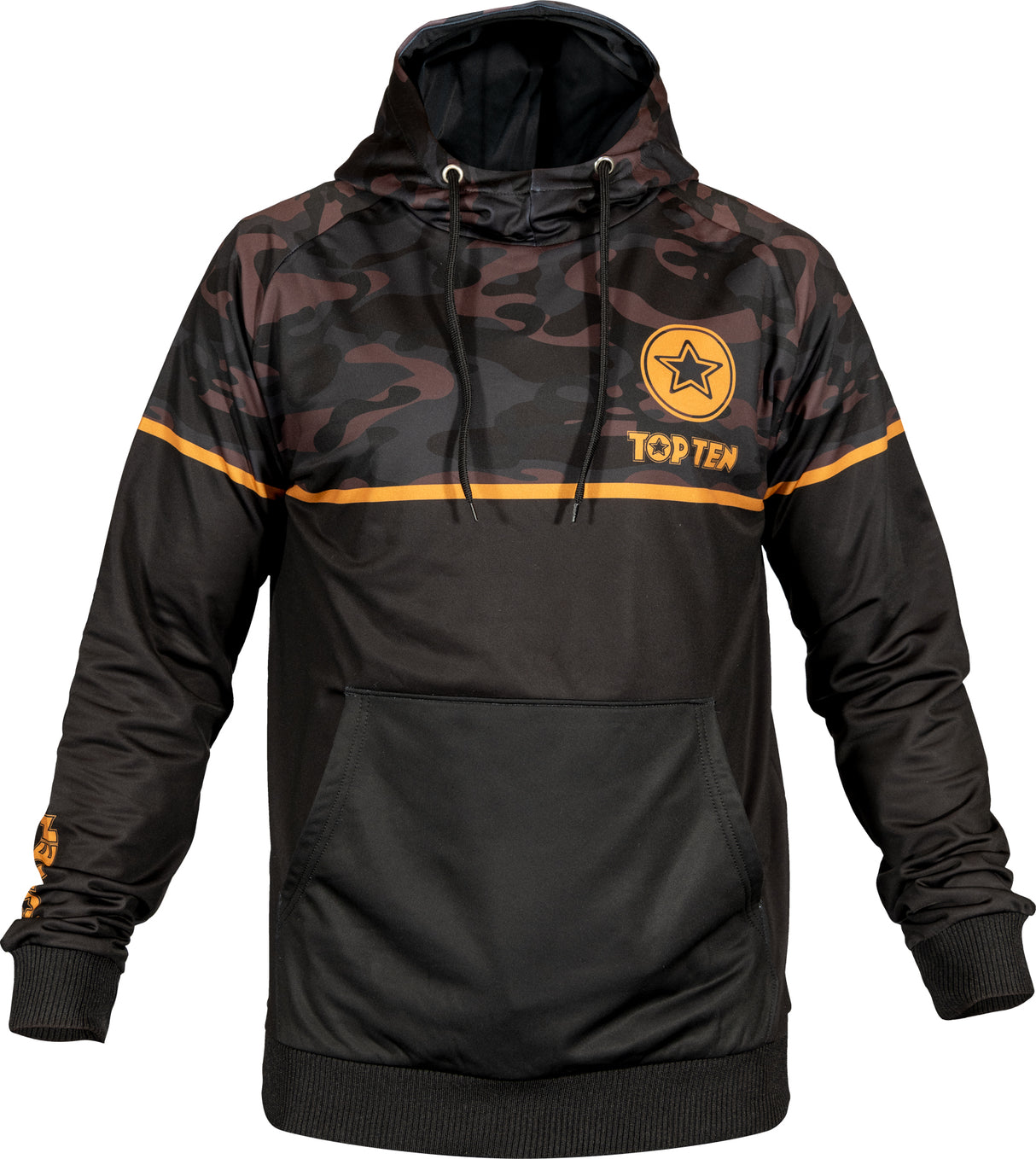 TOP TEN Hoodie “ Force” Camouflage Black S at Bytomic Trade and Wholesale