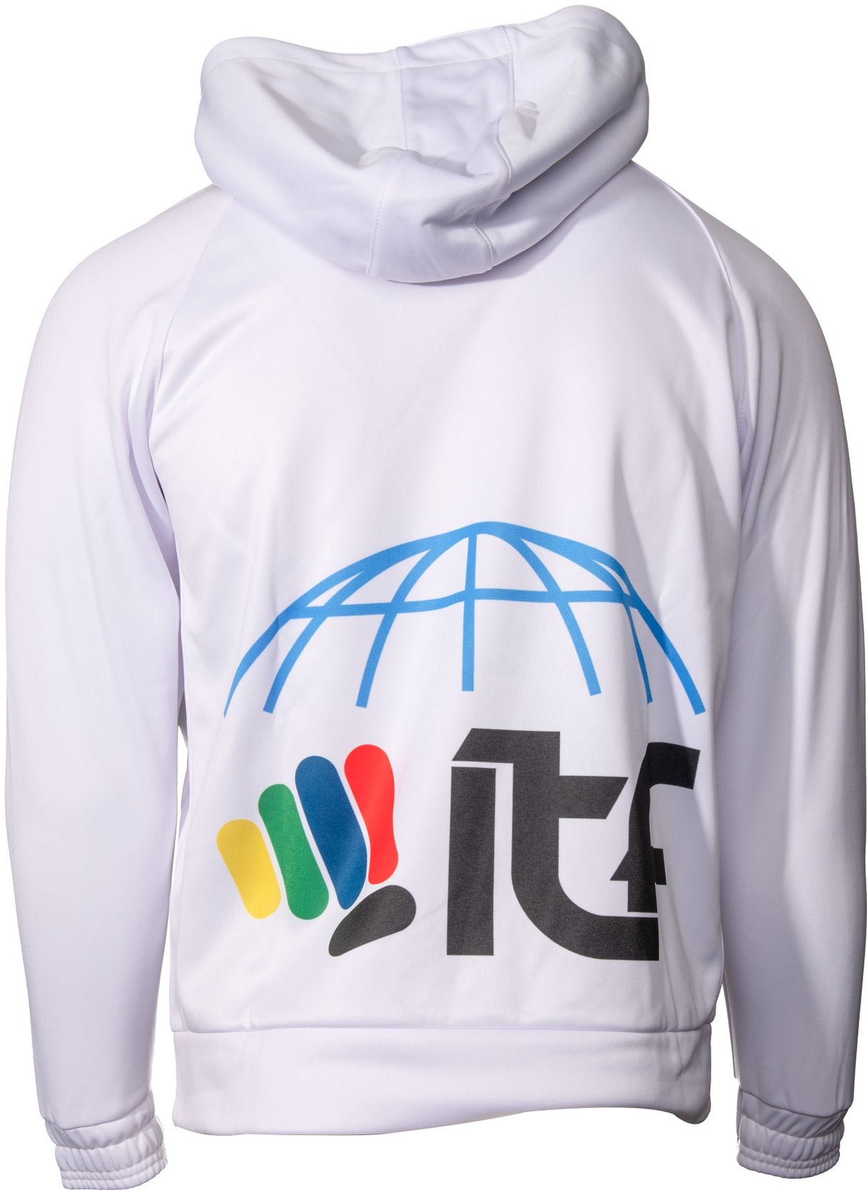 TOP TEN Hoodie “ITF SHADOW” whiteblue at Bytomic Trade and Wholesale